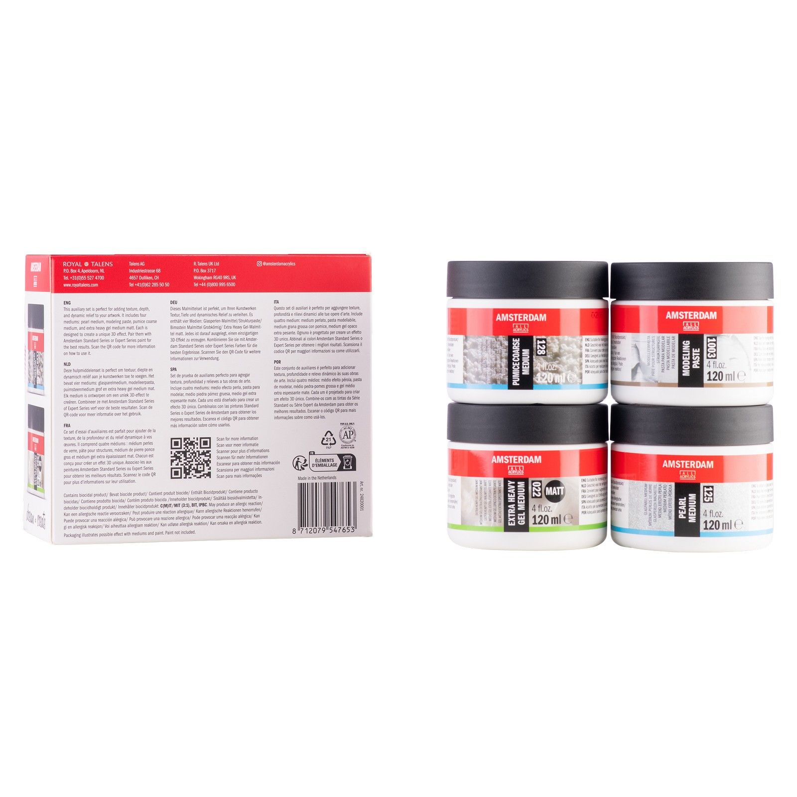 Amsterdam • Medium Modellier und Formset 4x120ml