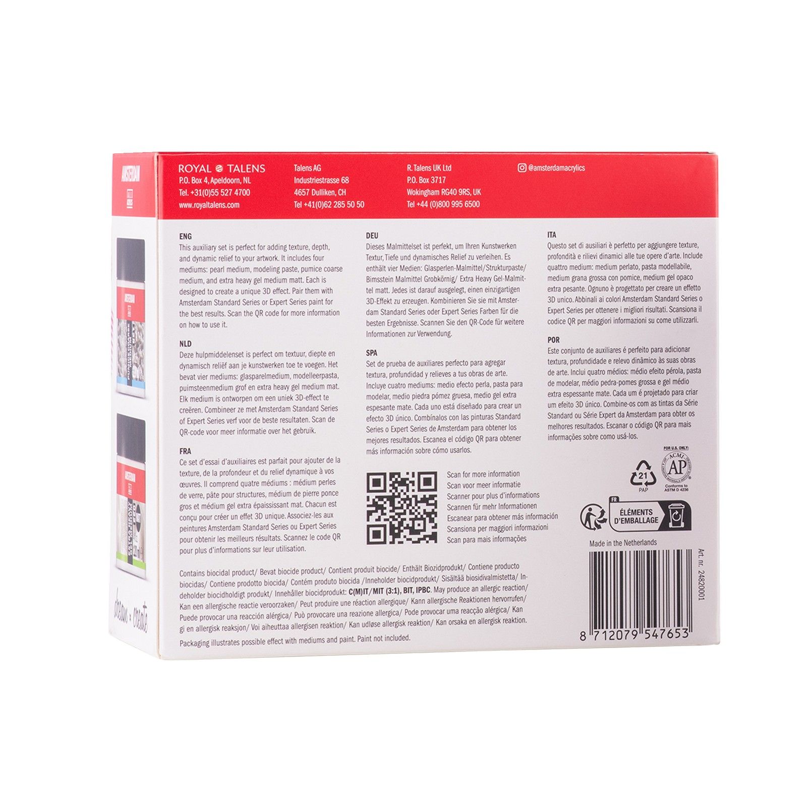 Amsterdam • Medium Modellier und Formset 4x120ml