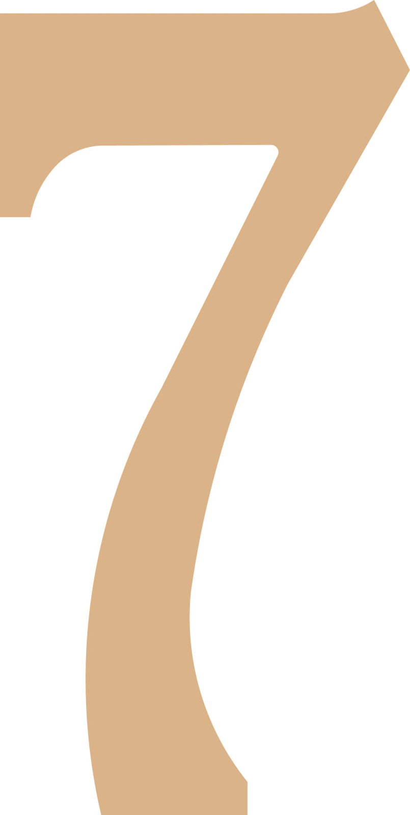 Vaessen Creative • MDF number ''7'' 21,8cm