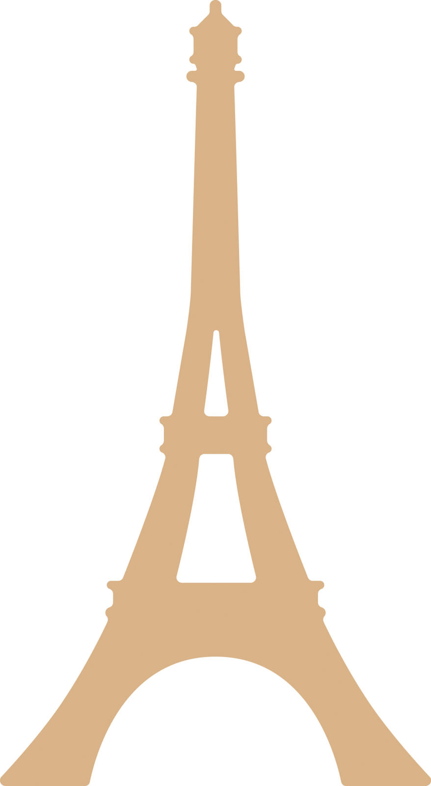 Vaessen Creative • MDF Eiffeltoren 3mm
