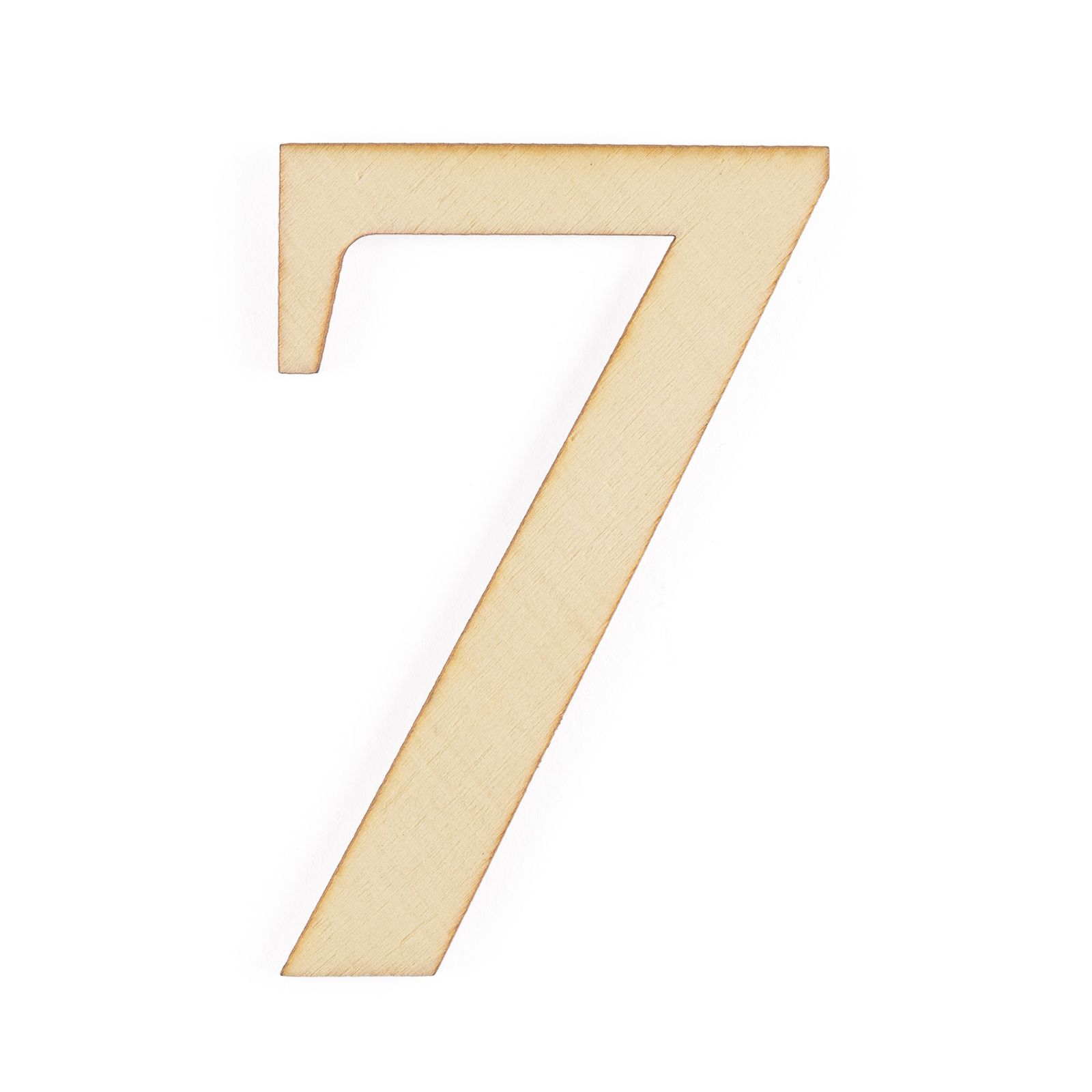 Vaessen Creative • Holz zahl "7" 9cmx3mm