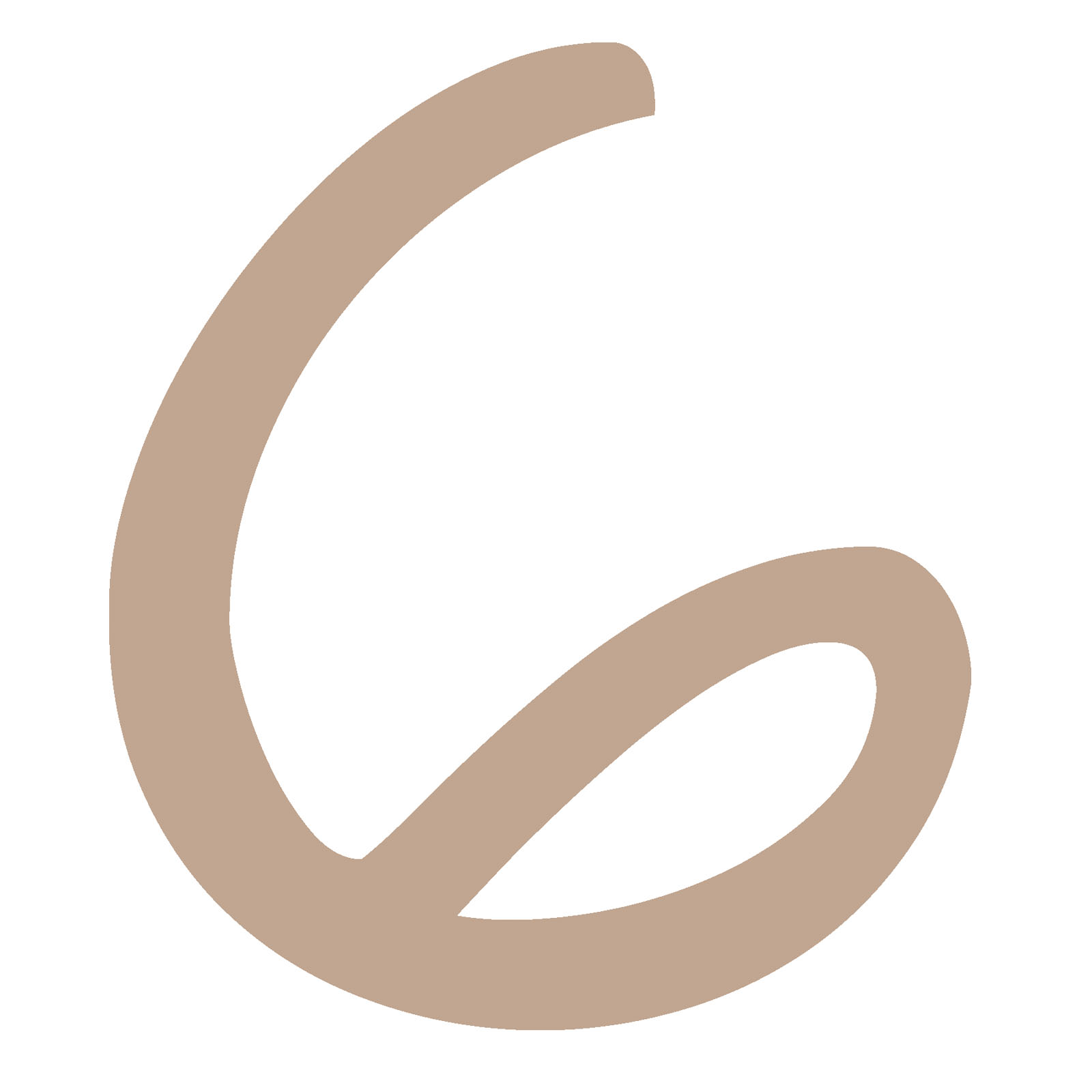 Vaessen Creative • Wooden number "6" 2,5cmx3mm 