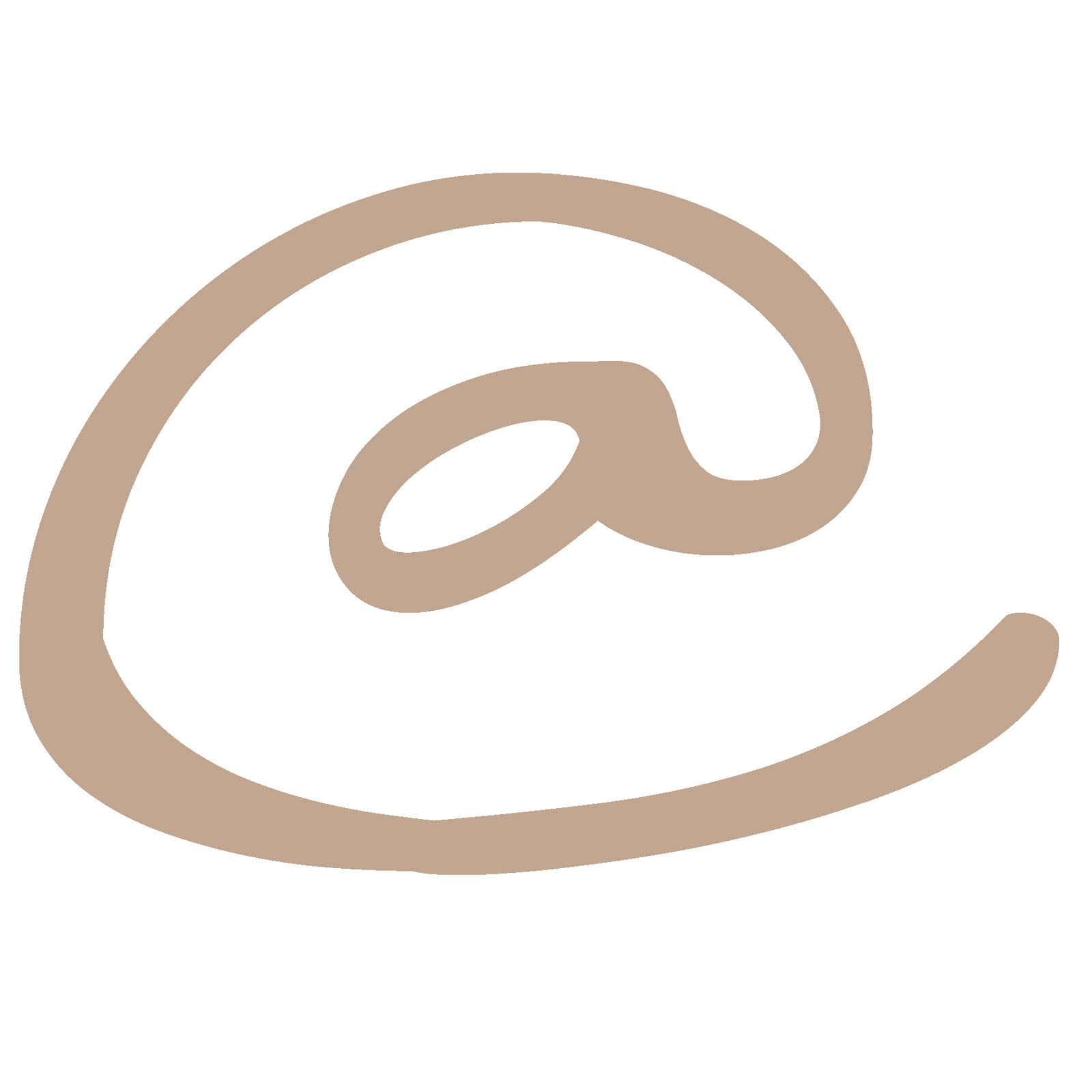 Vaessen Creative • Wooden punctuation mark 2,5cmx3mm "@"