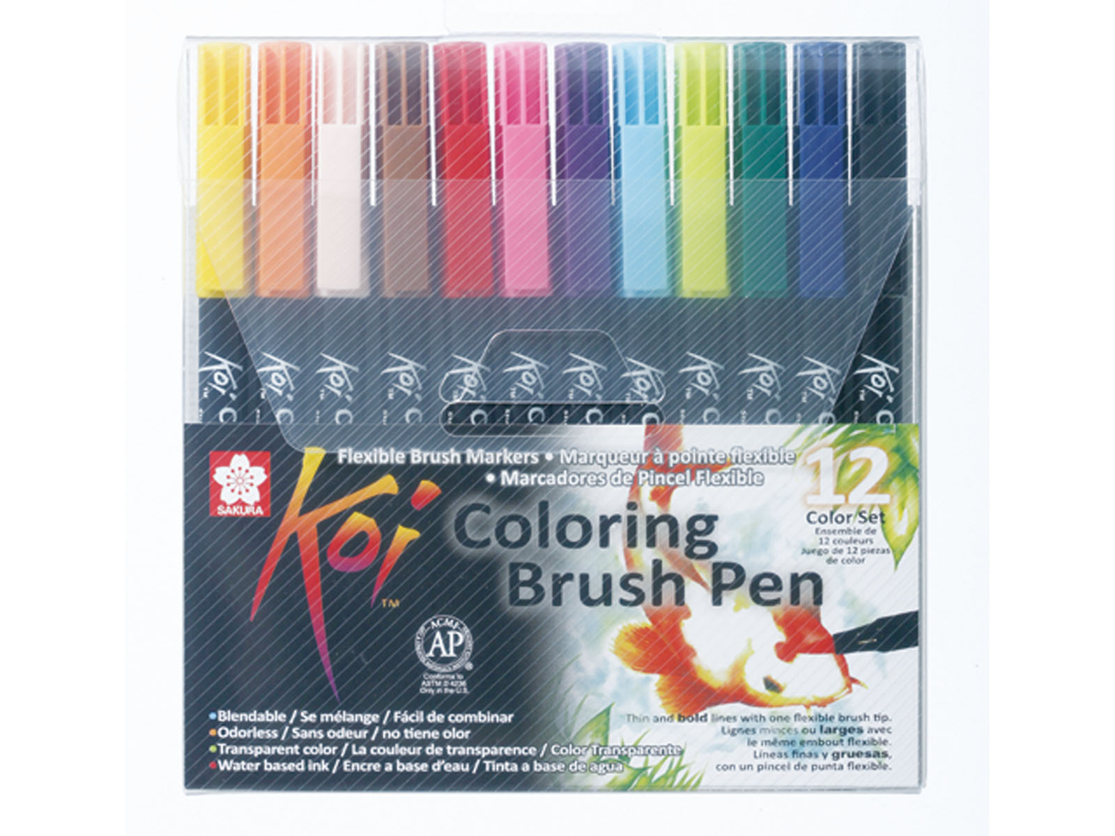 Sakura • Koi color brush pen set 12pcs