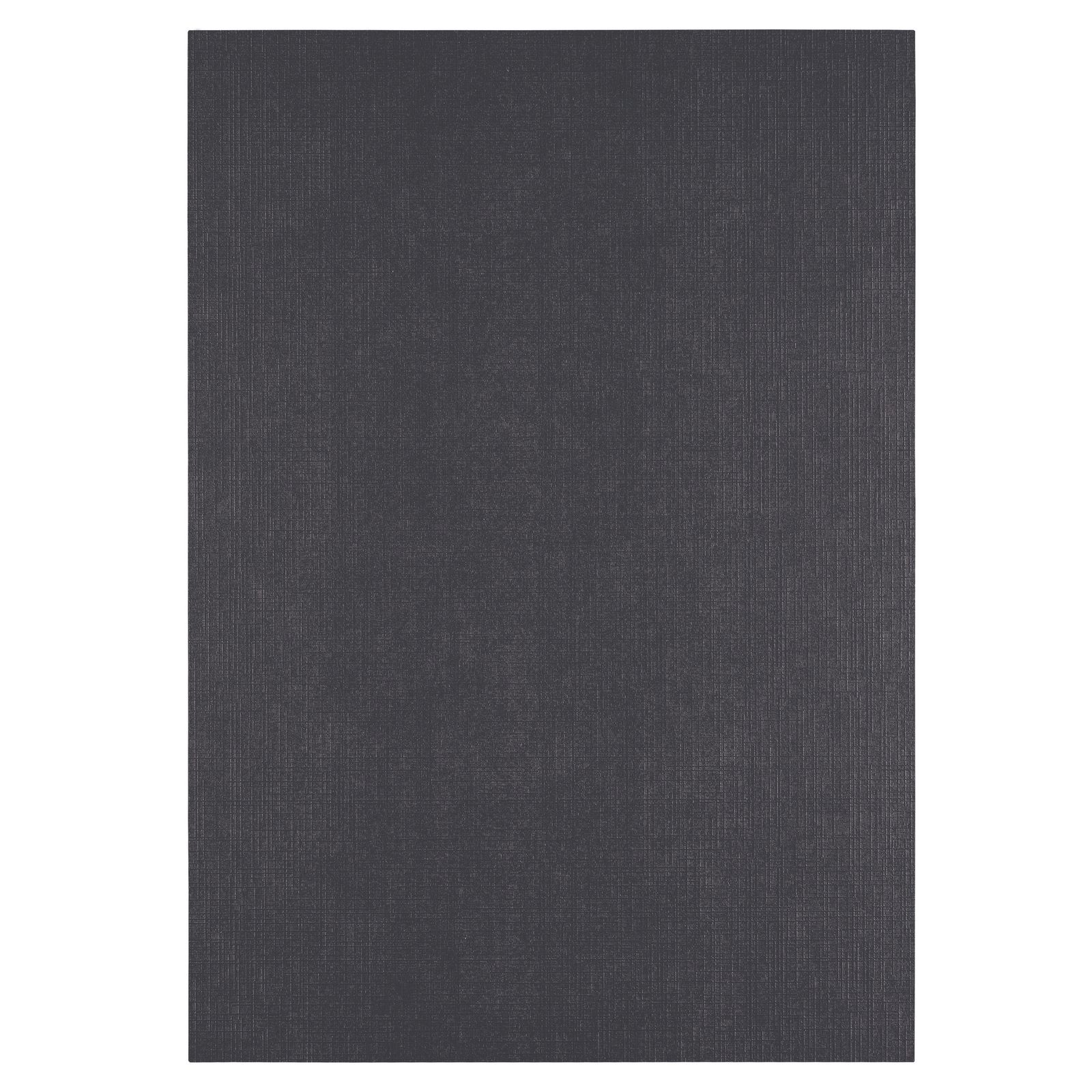 Vaessen Creative • Cartoncino di Lino 250g A4 Nero 25x