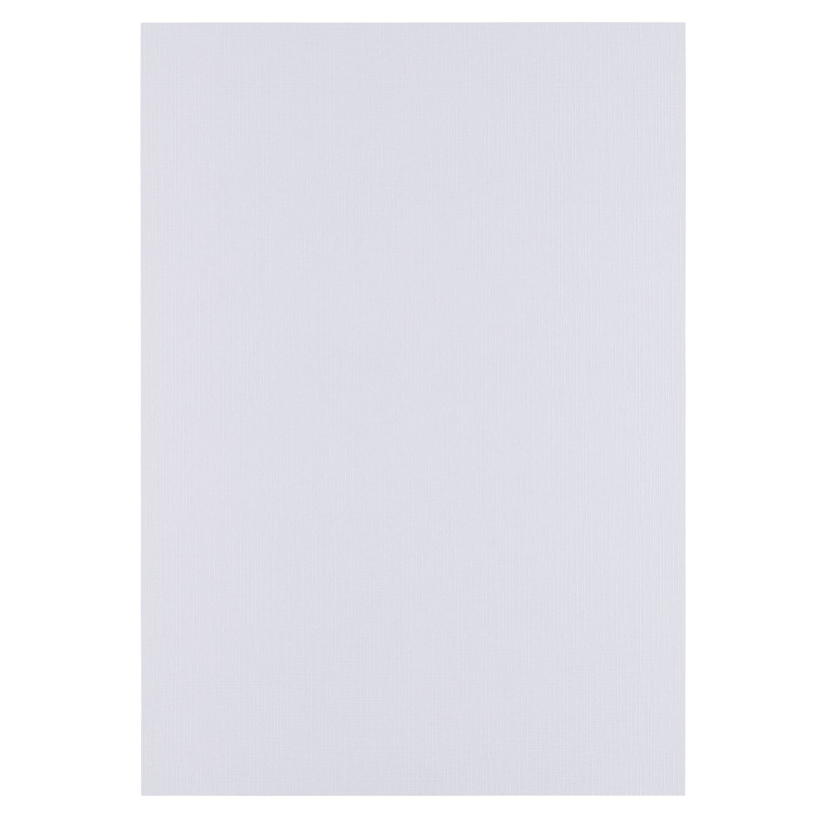 Vaessen Creative • Cartoncino di Lino 250g A4 Bianco 25x
