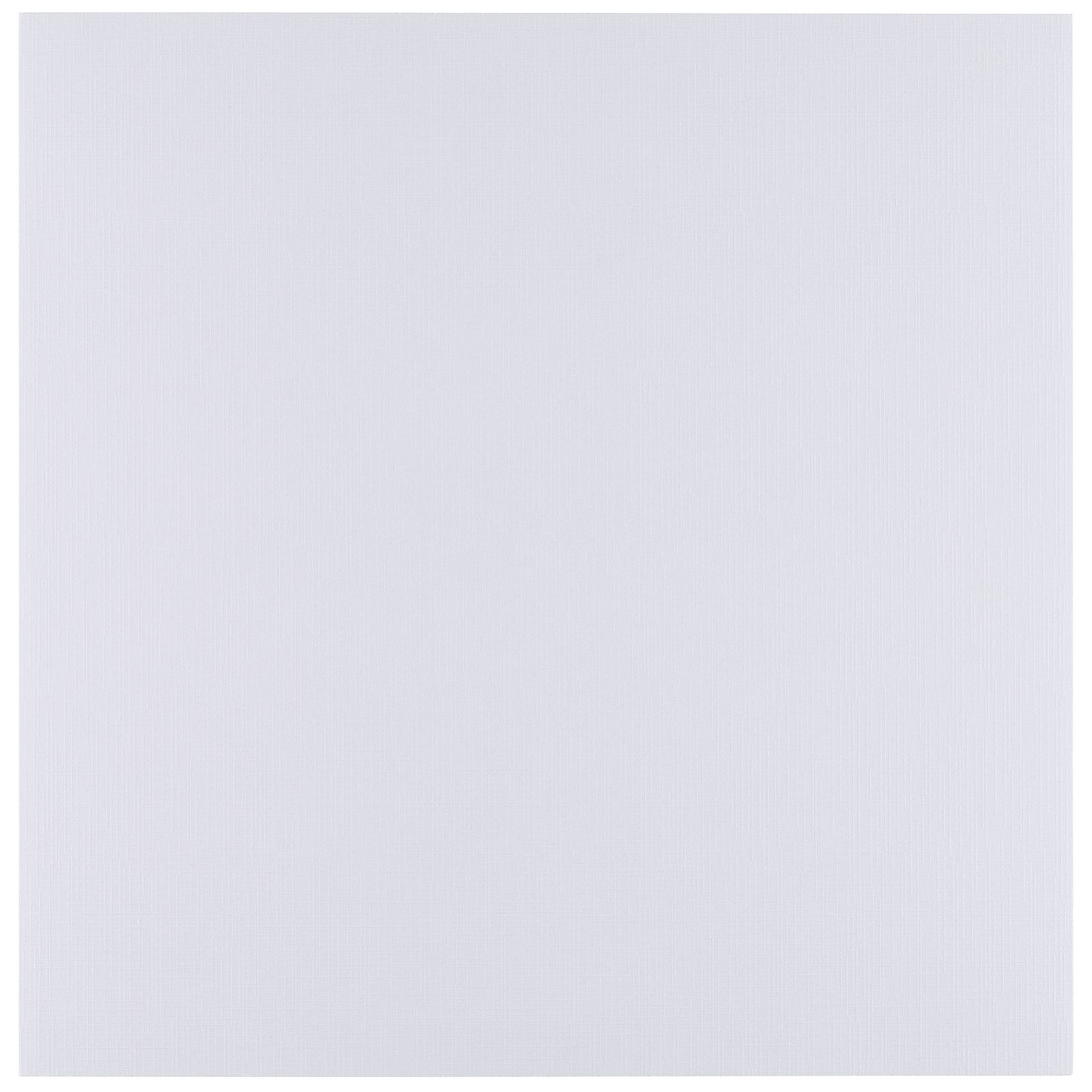 Florence • Linen Cardstock 250gsm 12x12" White 10x