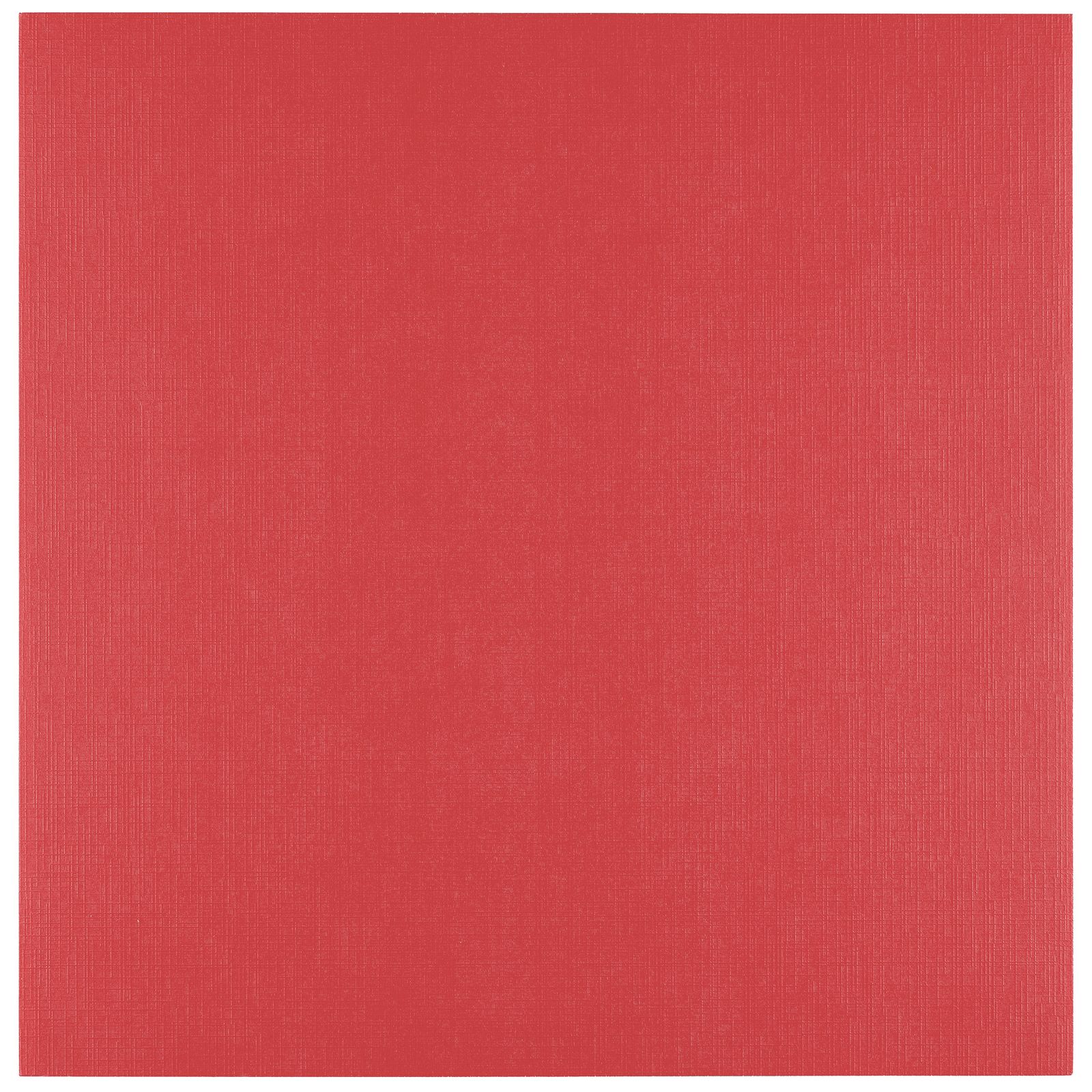 Vaessen Creative • Cartoncino di Lino 250g 30,5x30,5cm Poppy 25x