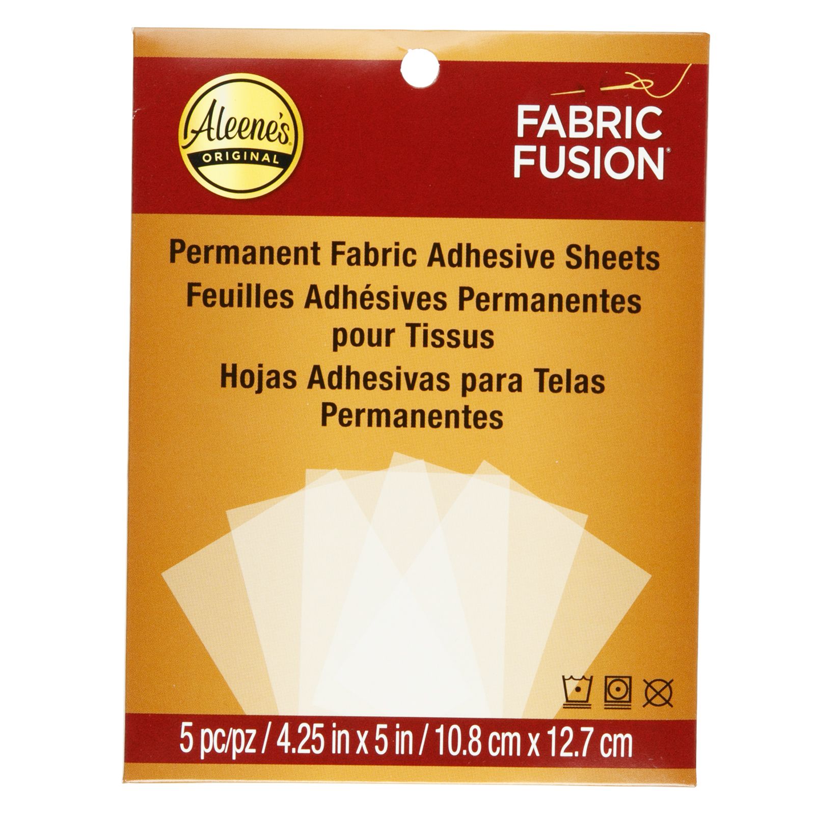 Aleene's • Fabric Fusion Permanent fabric adhesive sheets 5pcs