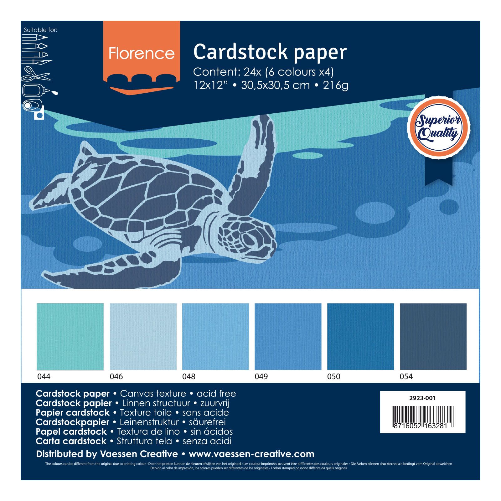 Hues of Blue Cardstock Multipack