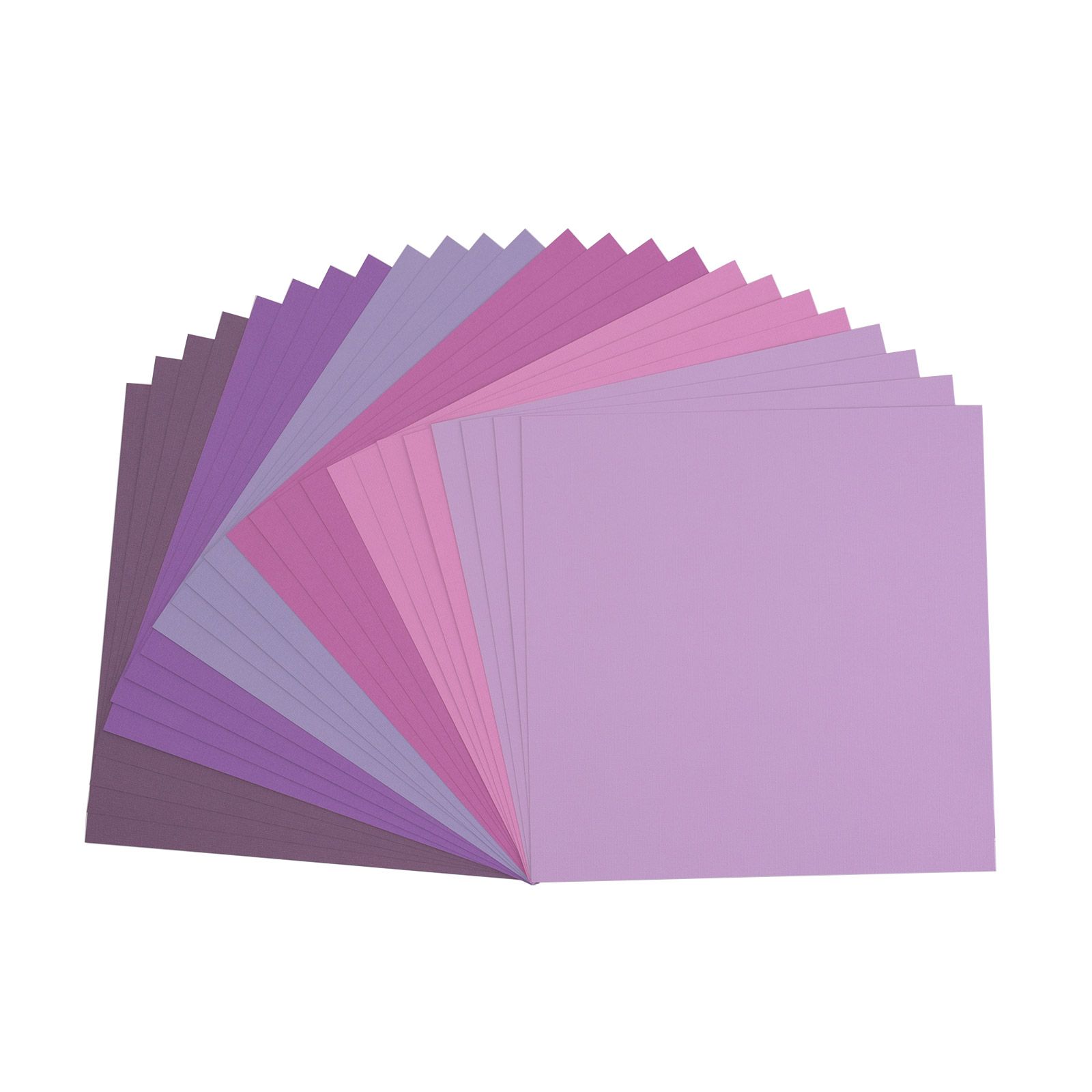 Florence • Papier Cartonné 216g Texture 30,5x30,5cm Violet 24x