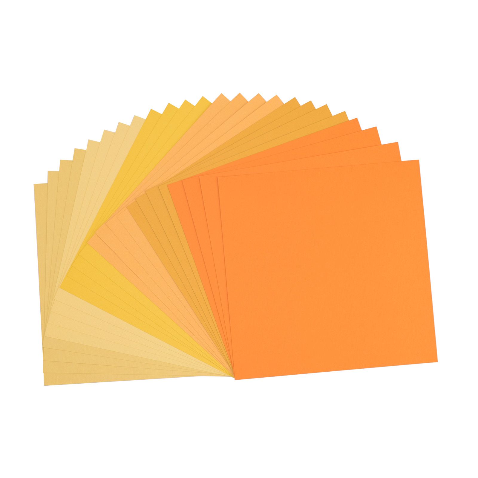 Florence • Papier Cartonné 216g Texturé 30,5x30,5cm Jaune 24x
