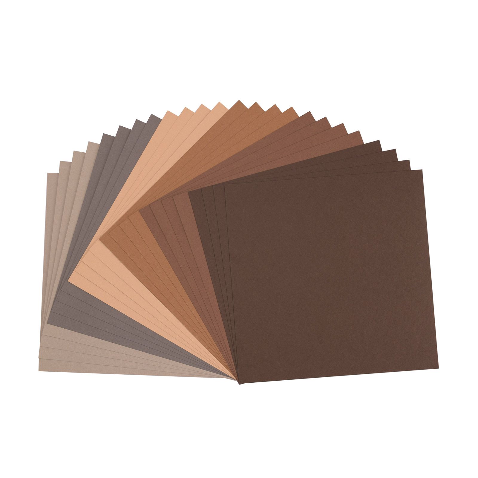 Florence • Cardstock Paper Texture 12x12" Brown
