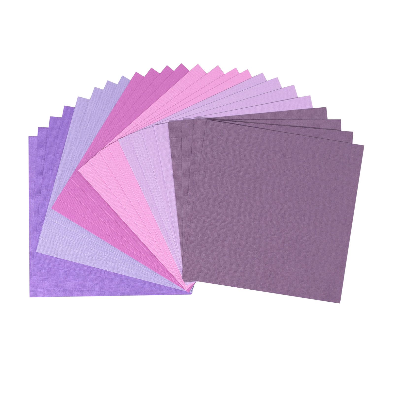 Florence • Cardstock Paper Texture Multipack 6x6" Violet