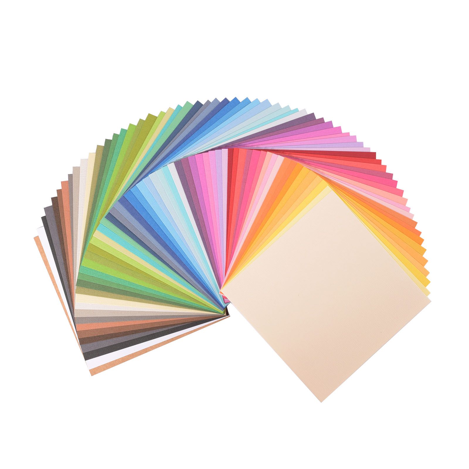 Florence • Cardstock Paper 216g Texture 6x6in Multipack 60x 