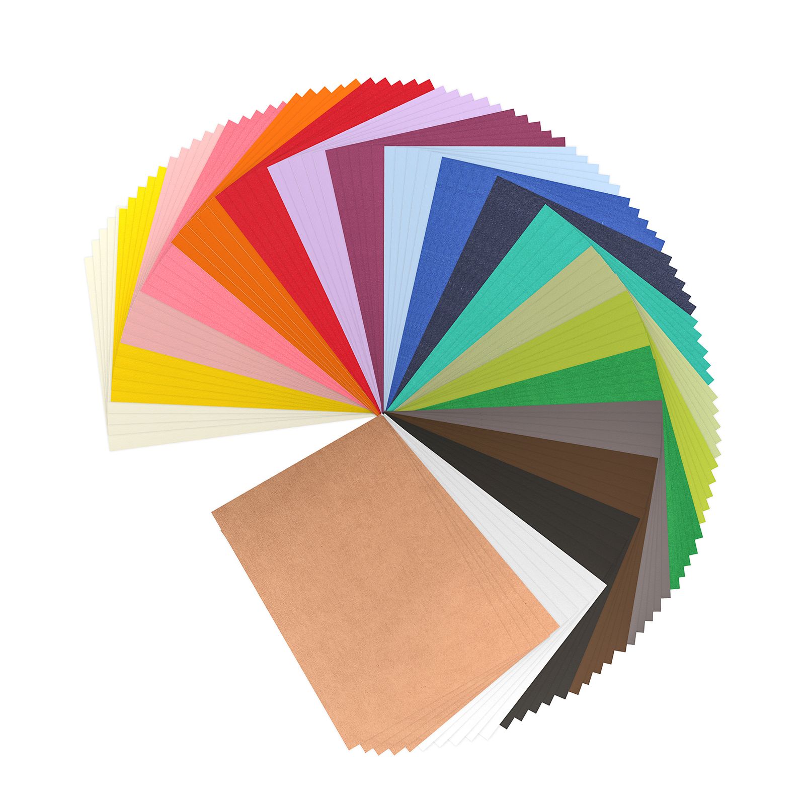 Florence • Tonkarton Multipack 216g Glatt A4 Assorti 100x