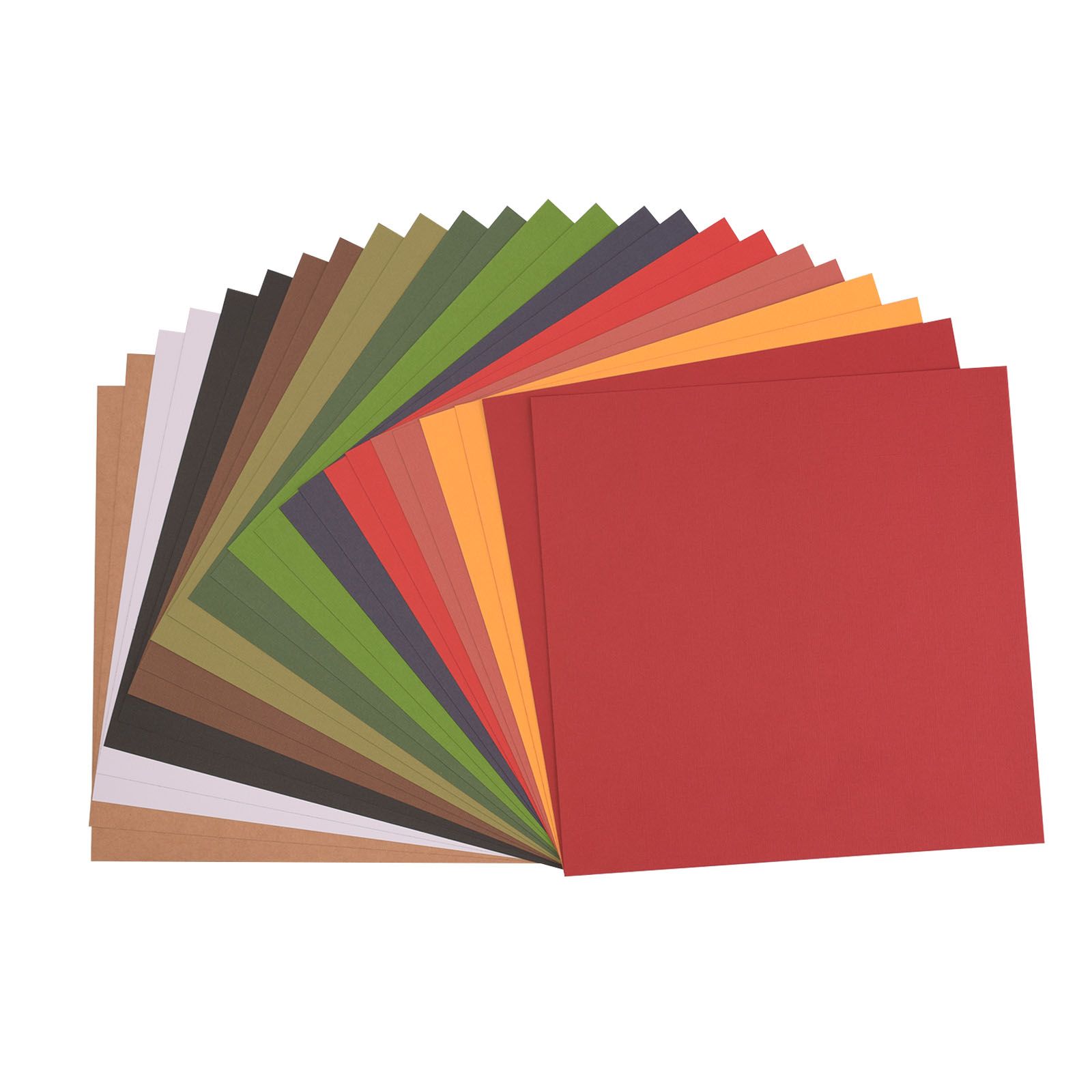 Florence • Cardstock Papier Textuur 30,5x30,5cm Multipack Kerst 24 vellen