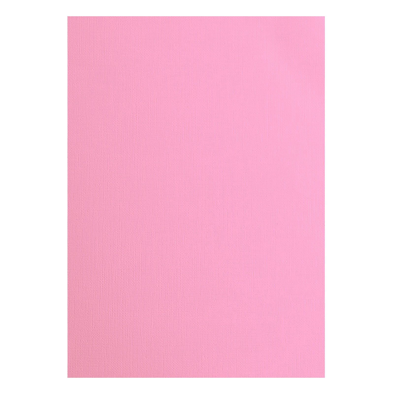 Vaessen Creative • Cardstock Papier 216g Textuur A4 Roze 25x
