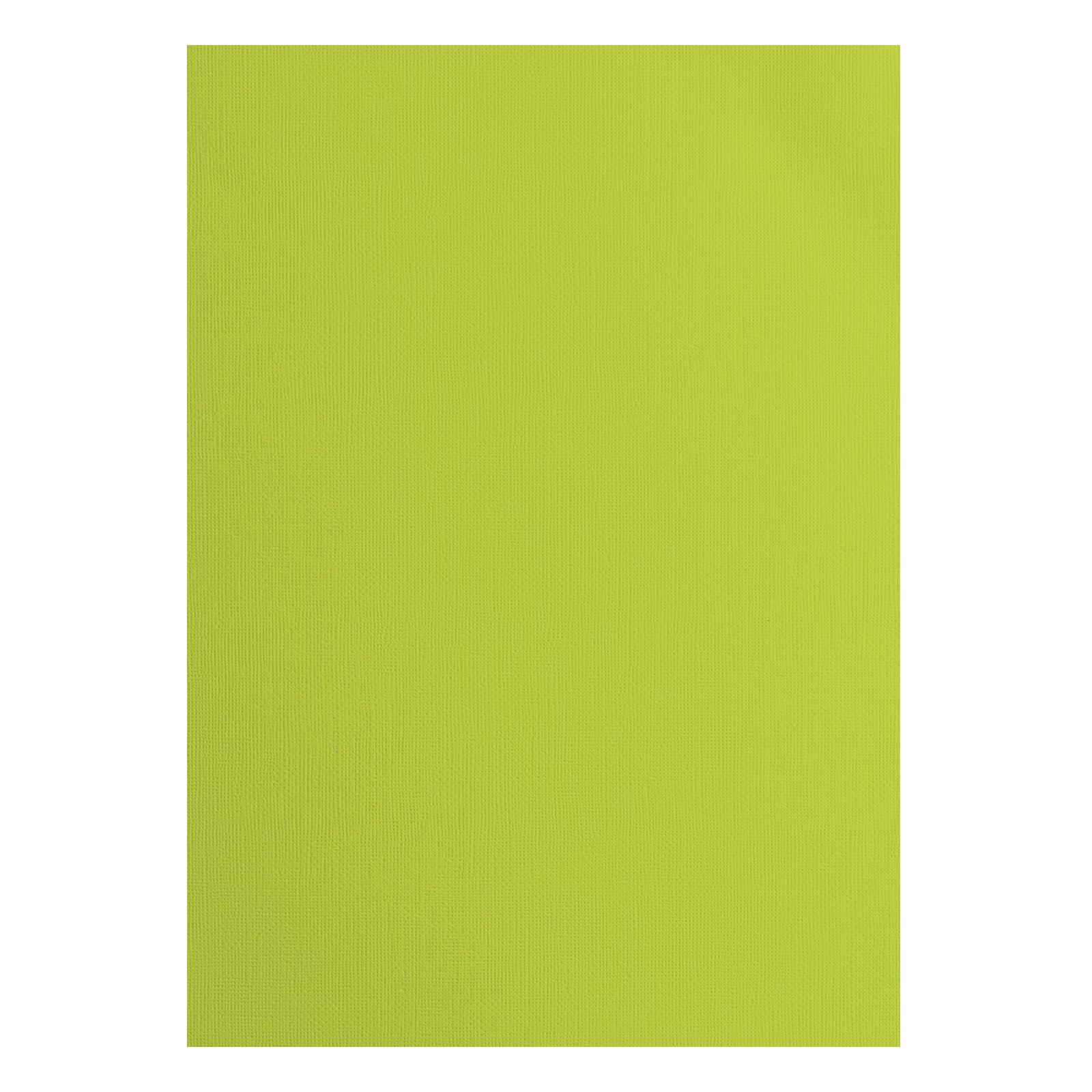 Vaessen Creative • Papier Cartonné 216g Texturé A4 Lime 25x