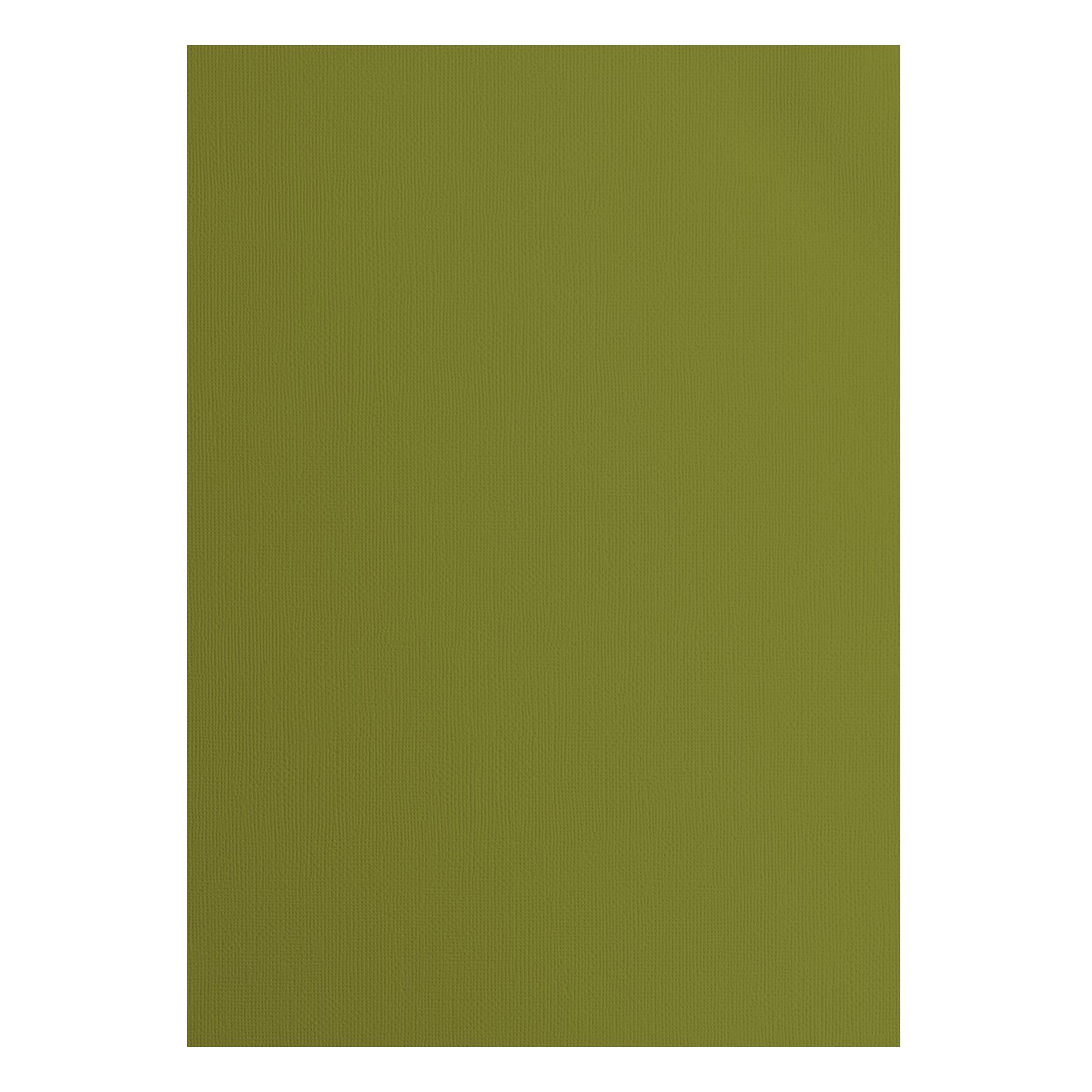 Vaessen Creative • Papier Cartonné 216g Texturé A4 Olive 25x