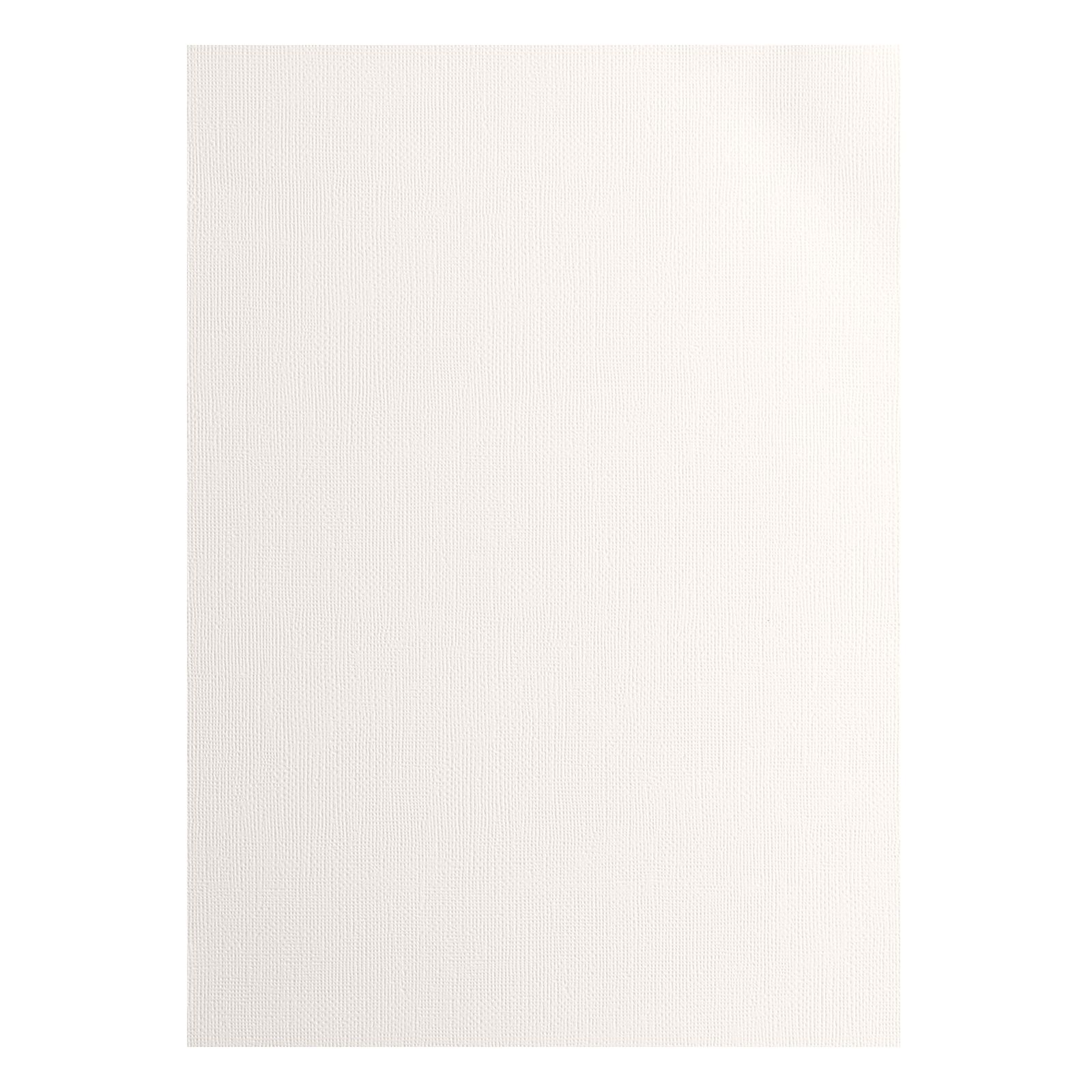 Vaessen Creative • Cardstock Papier 216g Textuur A4 Off-White 25x