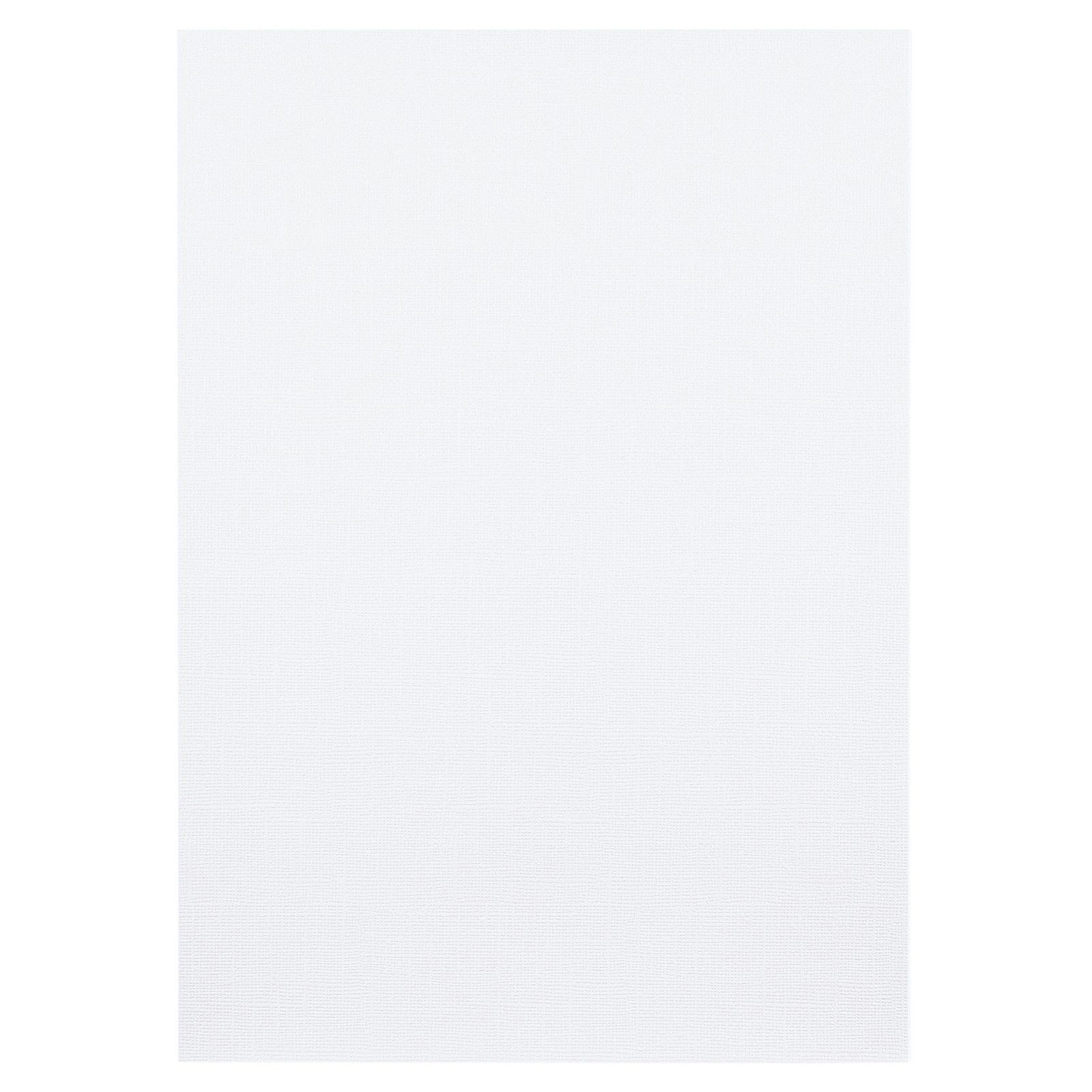 Vaessen Creative • Cartoncino 216g Testurizzata A4 Bianco Perla 25x