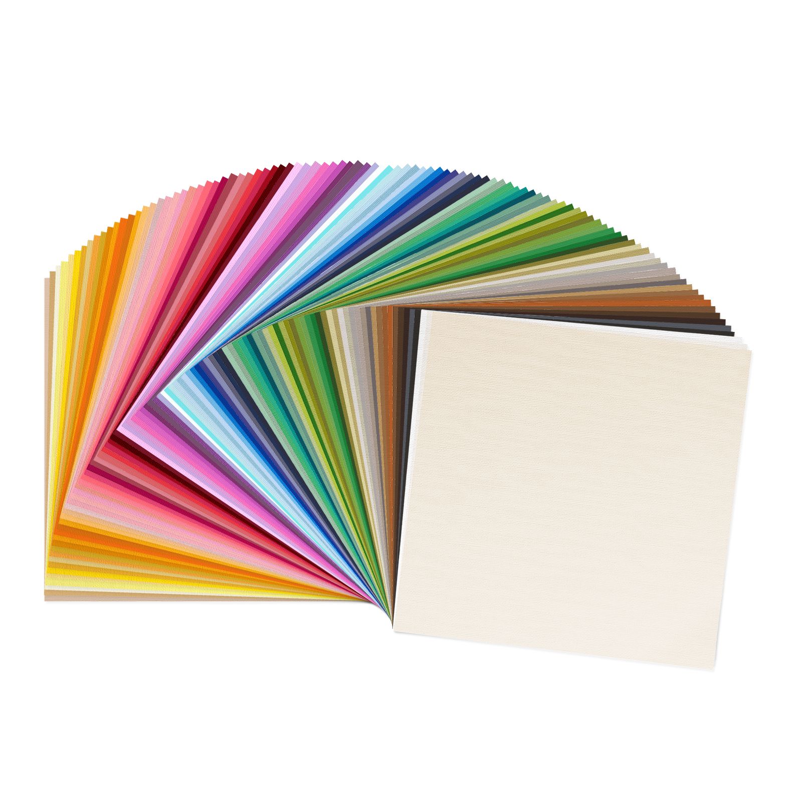  Florence • Papier Cartonné 216g Rugueux 30,5x30,5cm Couleurs Assorties 100x