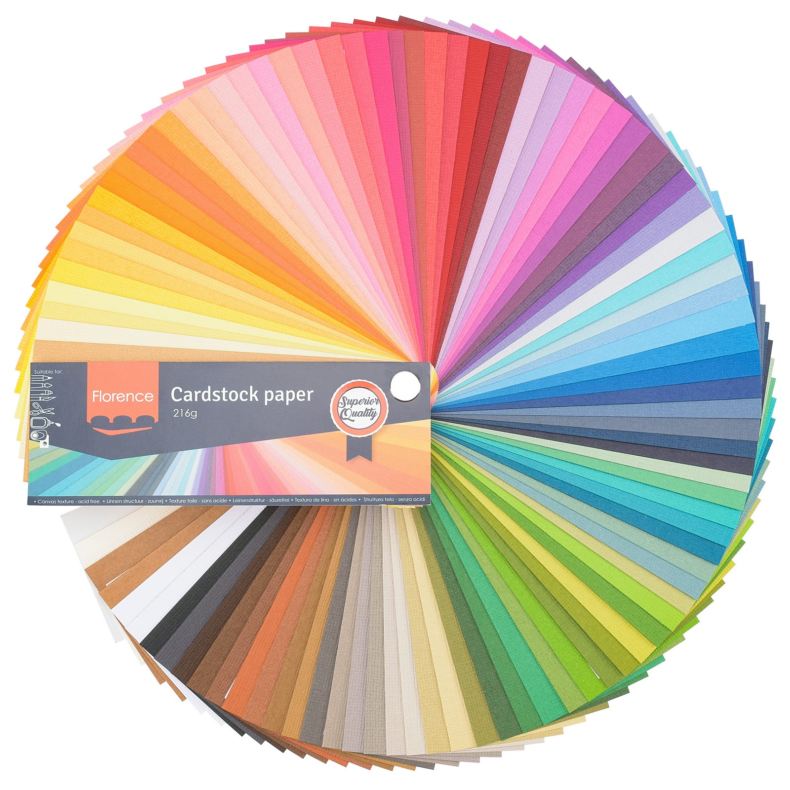 Florence • Papier Cartonné Texturé Color Chart