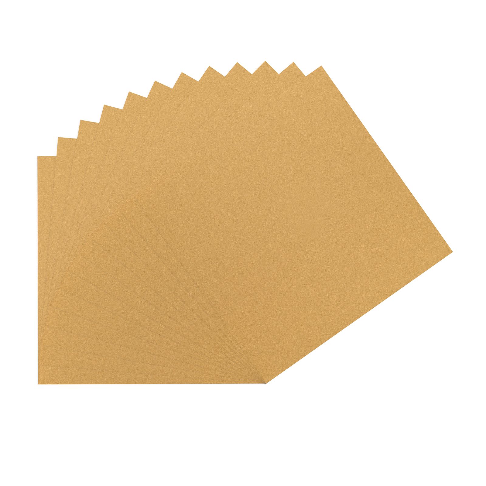 Vaessen Creative • Tonkartno 210g Glatt 30,5x30,5cm Gold 12x