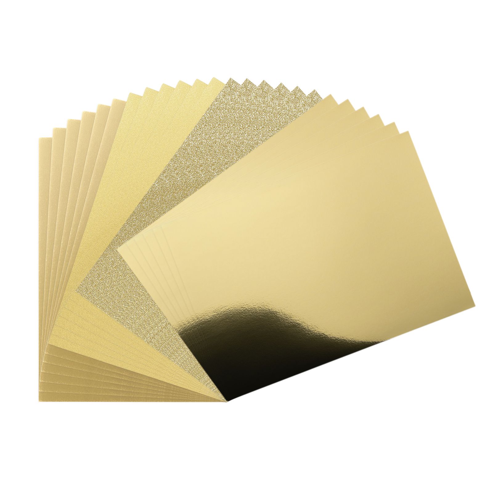 Vaessen Creative • Tonkarton 250g Textur A4 Luxury Gold 24x