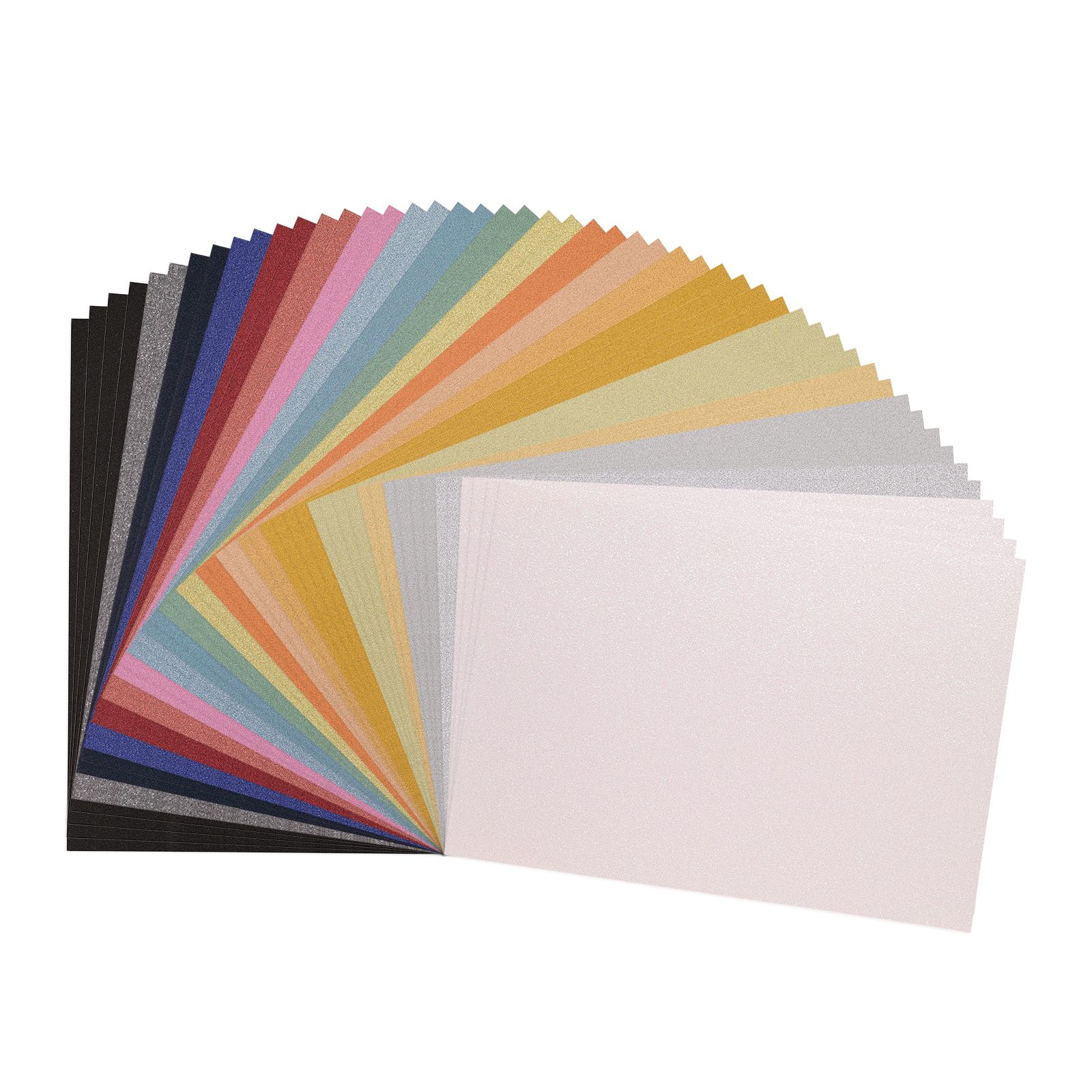 Vaessen Creative • Cardstock Papier 250g A4 Glitter Mix 50x