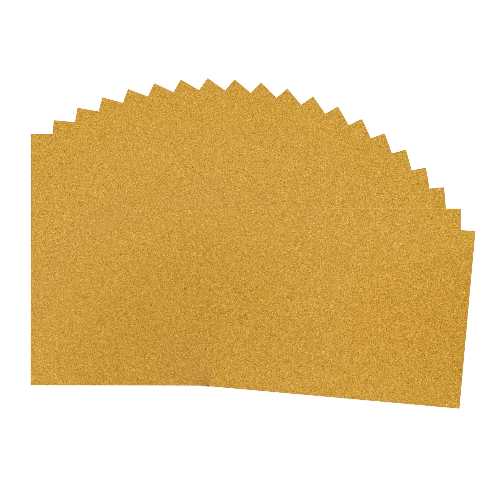 Vaessen Creative • Cardstock Paper 250g A4 Glitter Gold 20x