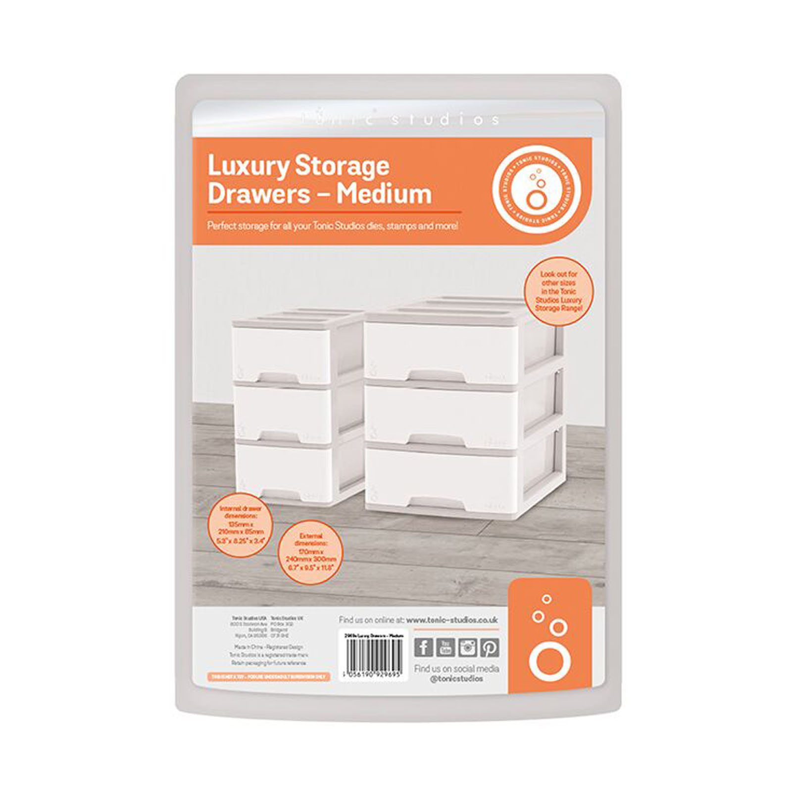 Nuvo • Luxury storage medium drawers