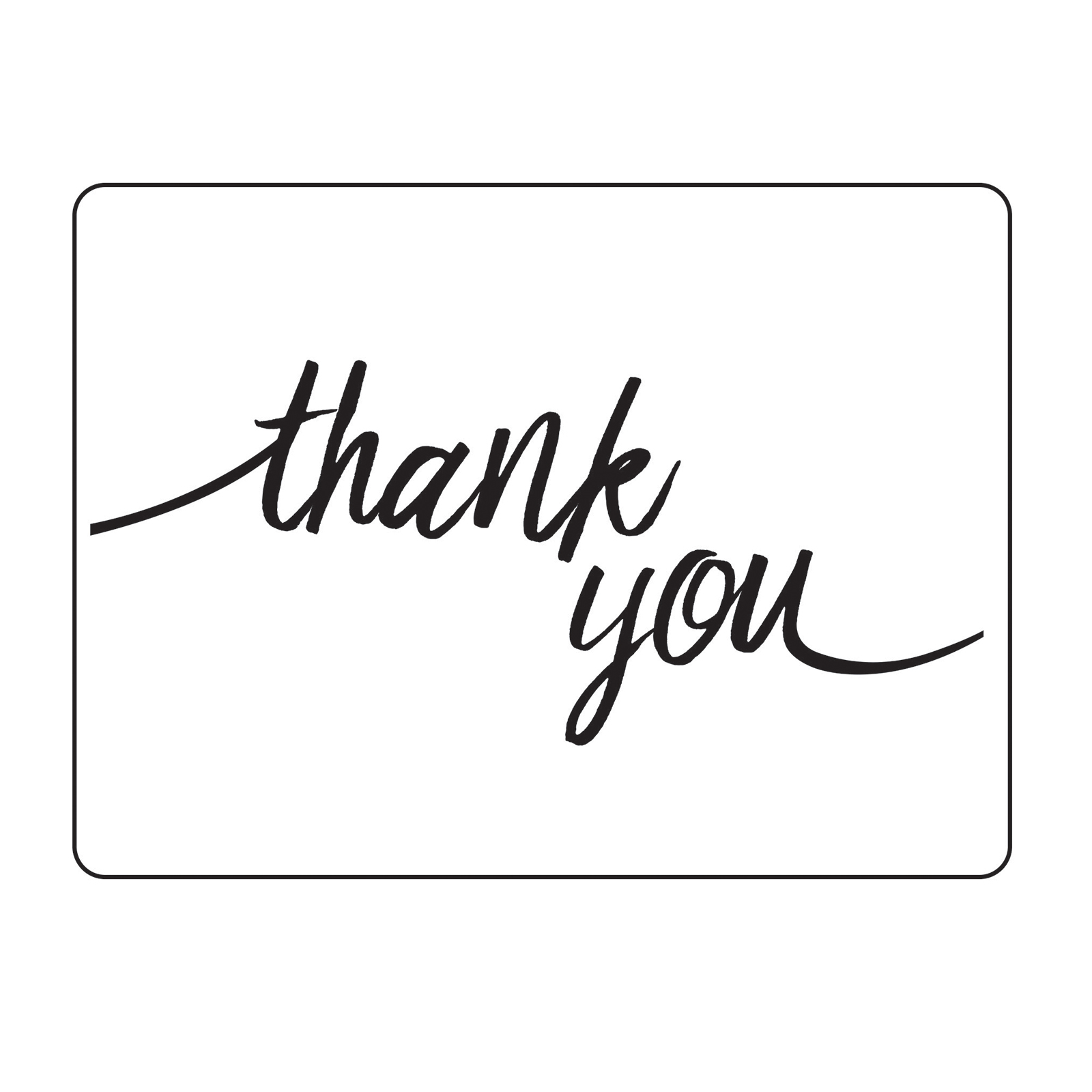 Darice • Embossing folder thank you