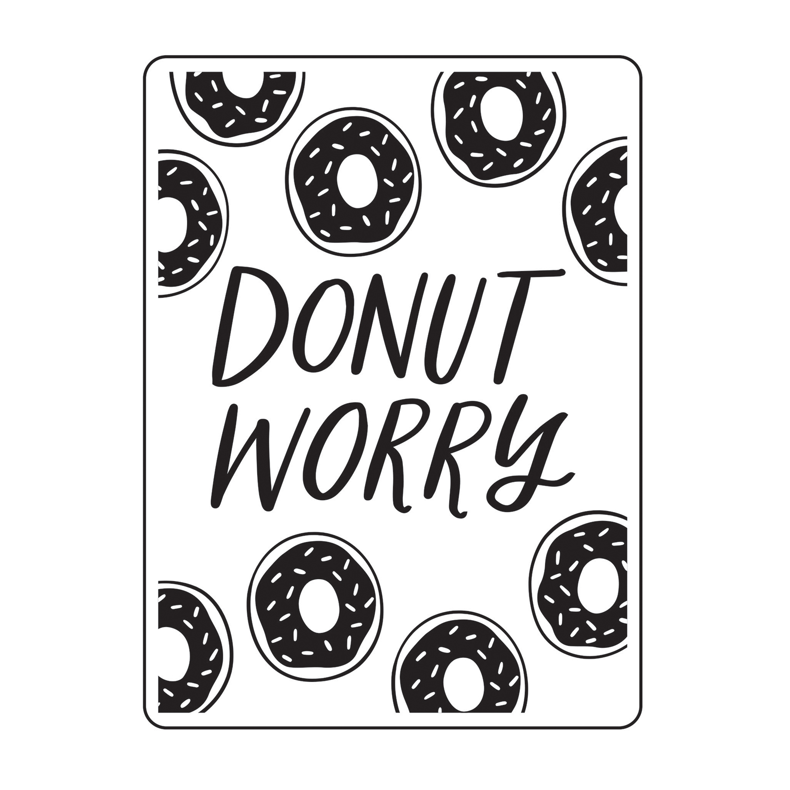 Darice • Embossing folder Donut worry