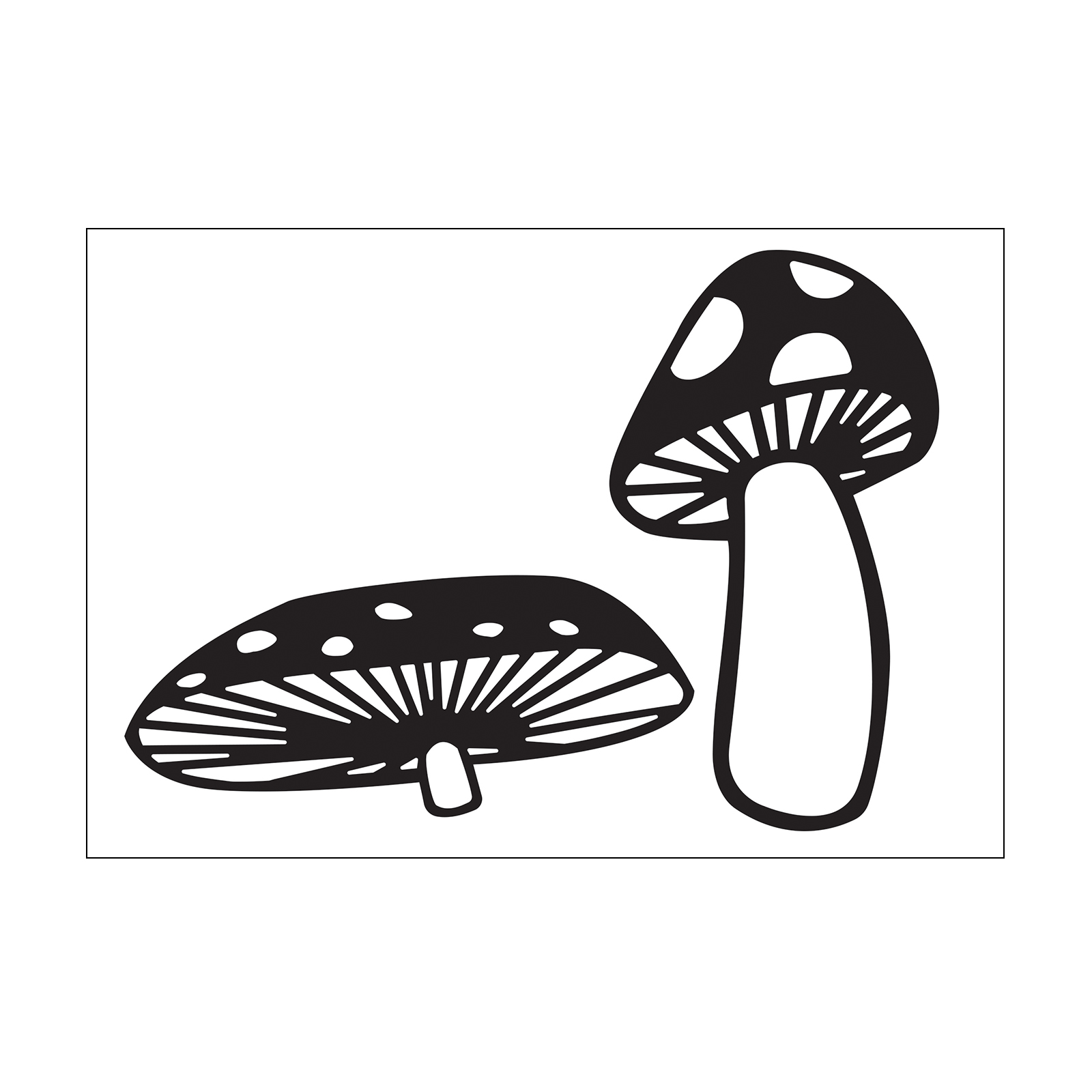 Darice • Embossing folder mushrooms