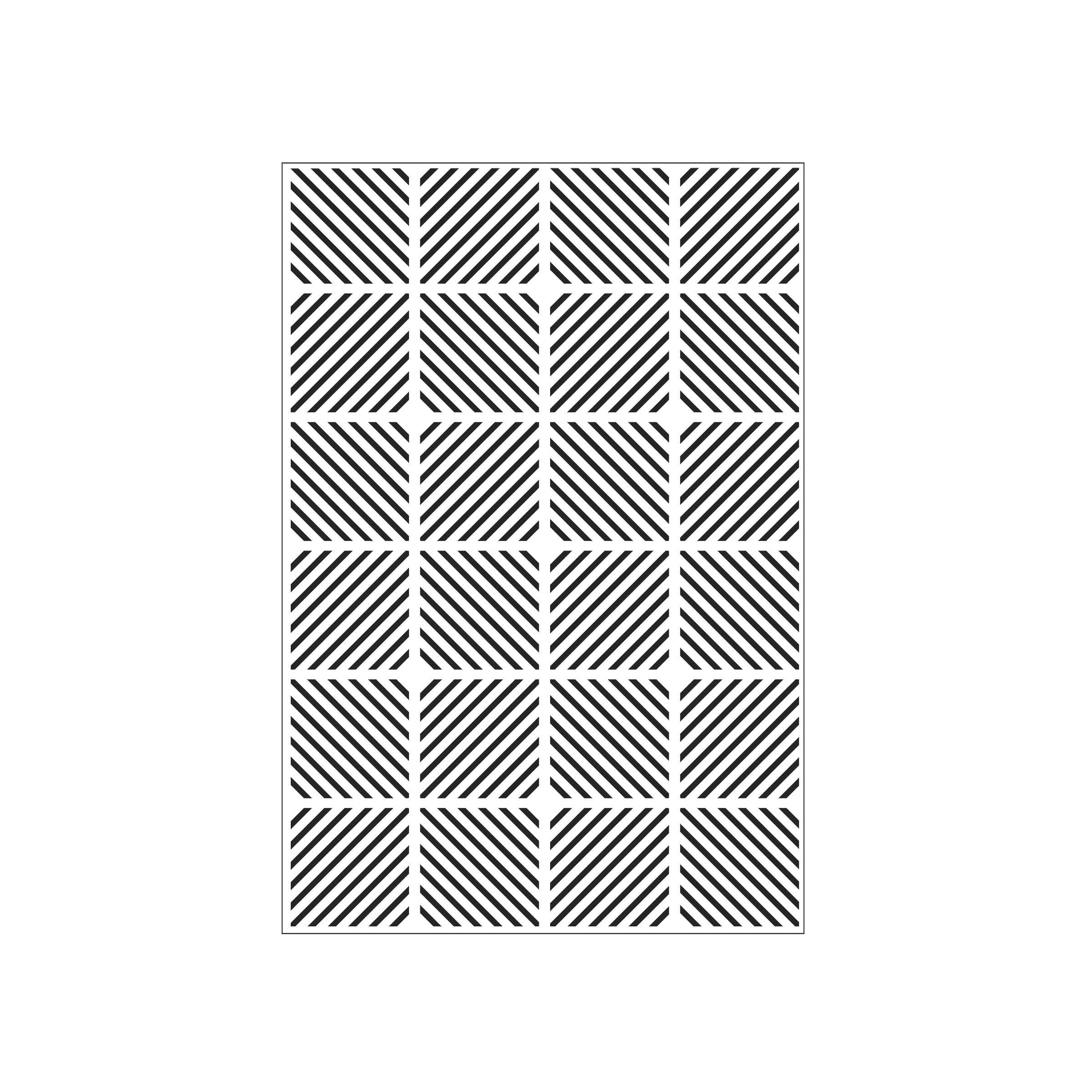 Darice • Embossing folder Diagonal block pattern