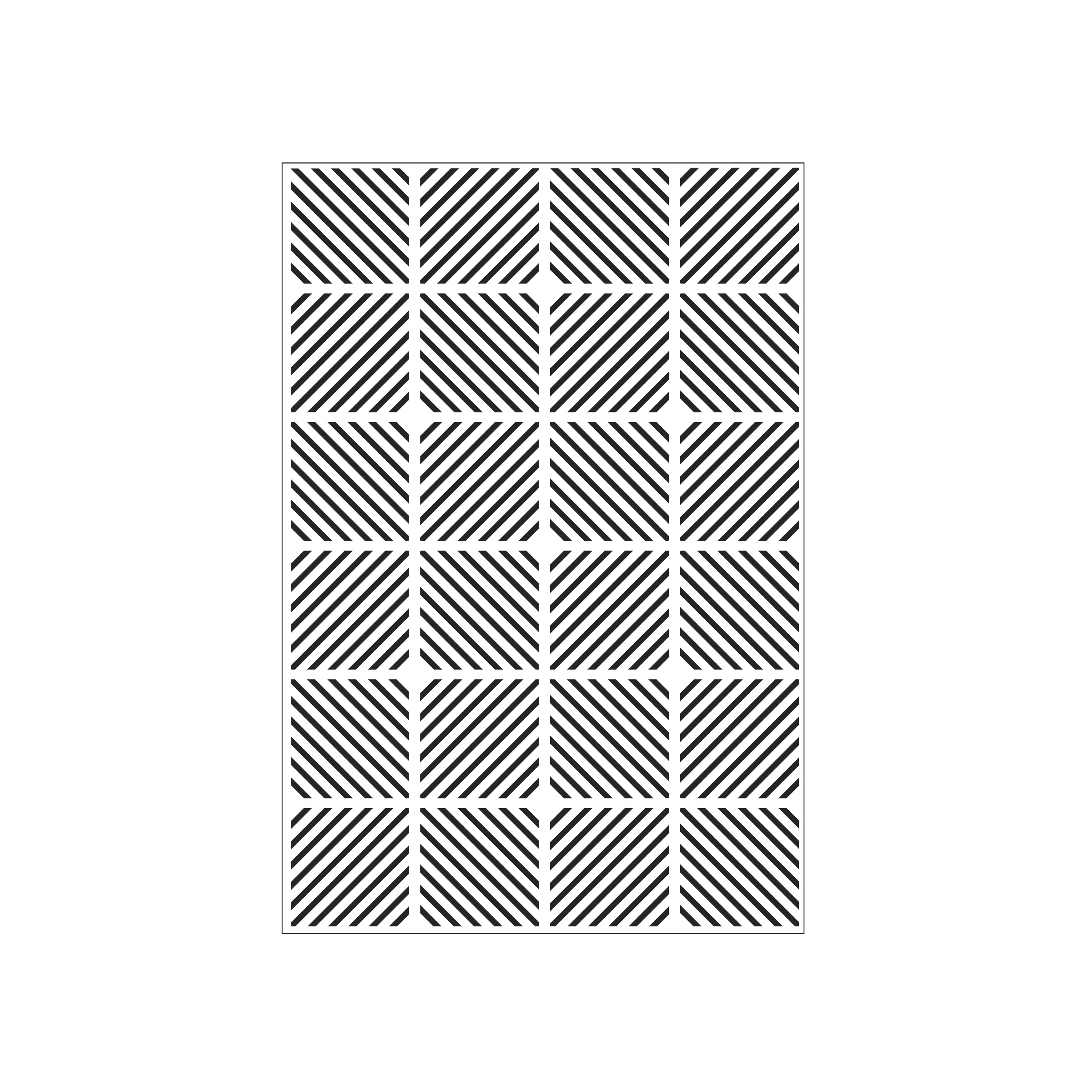 Darice • Embossing folder diagonal block pattern