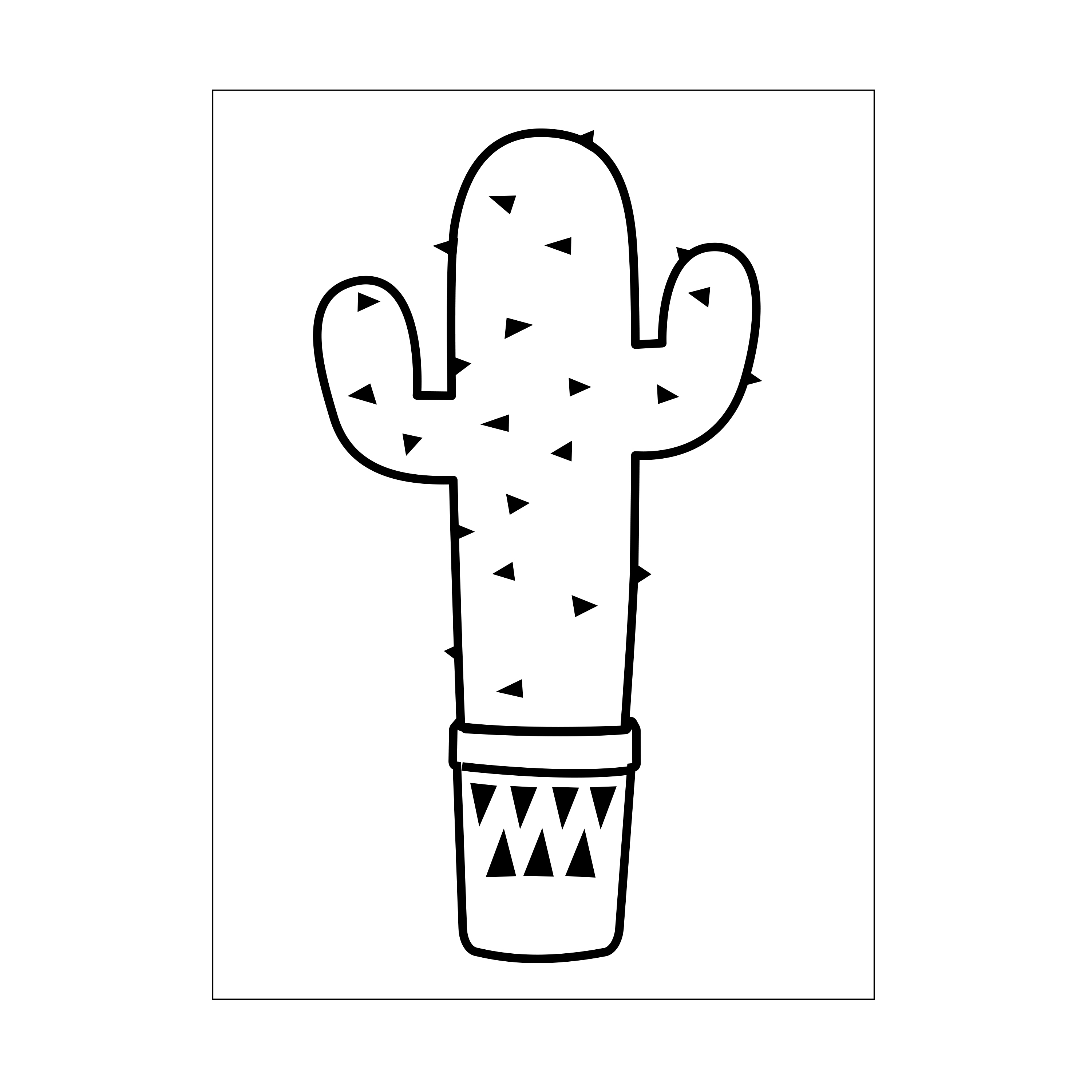 Darice • Embossing sjabloon 3 armen cactus