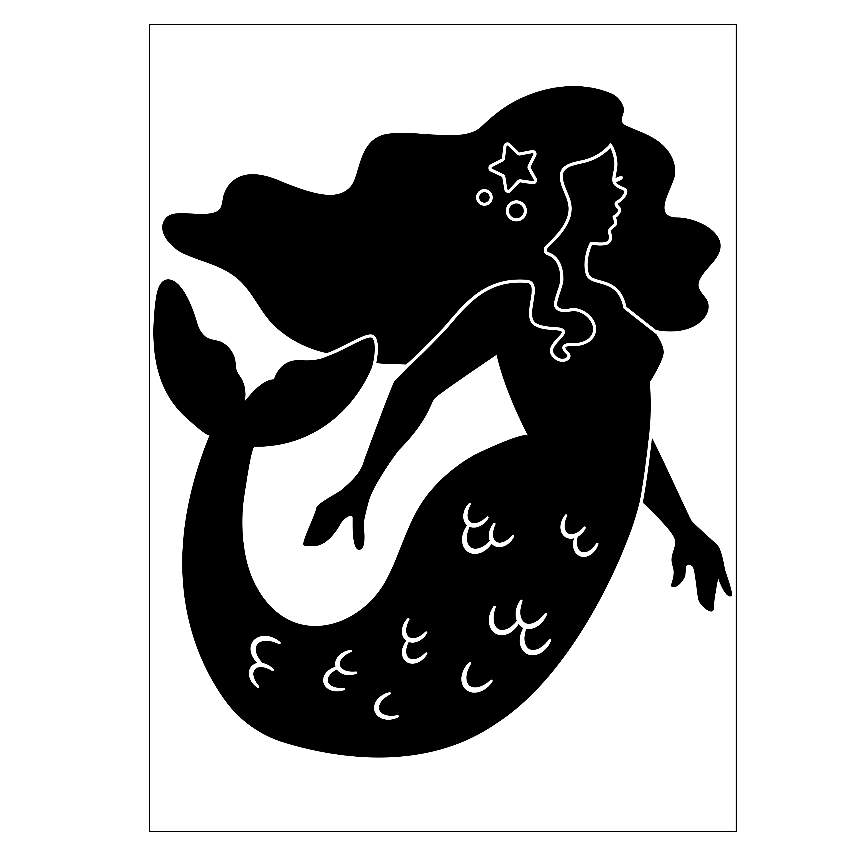 Darice • Embossing folder mermaid