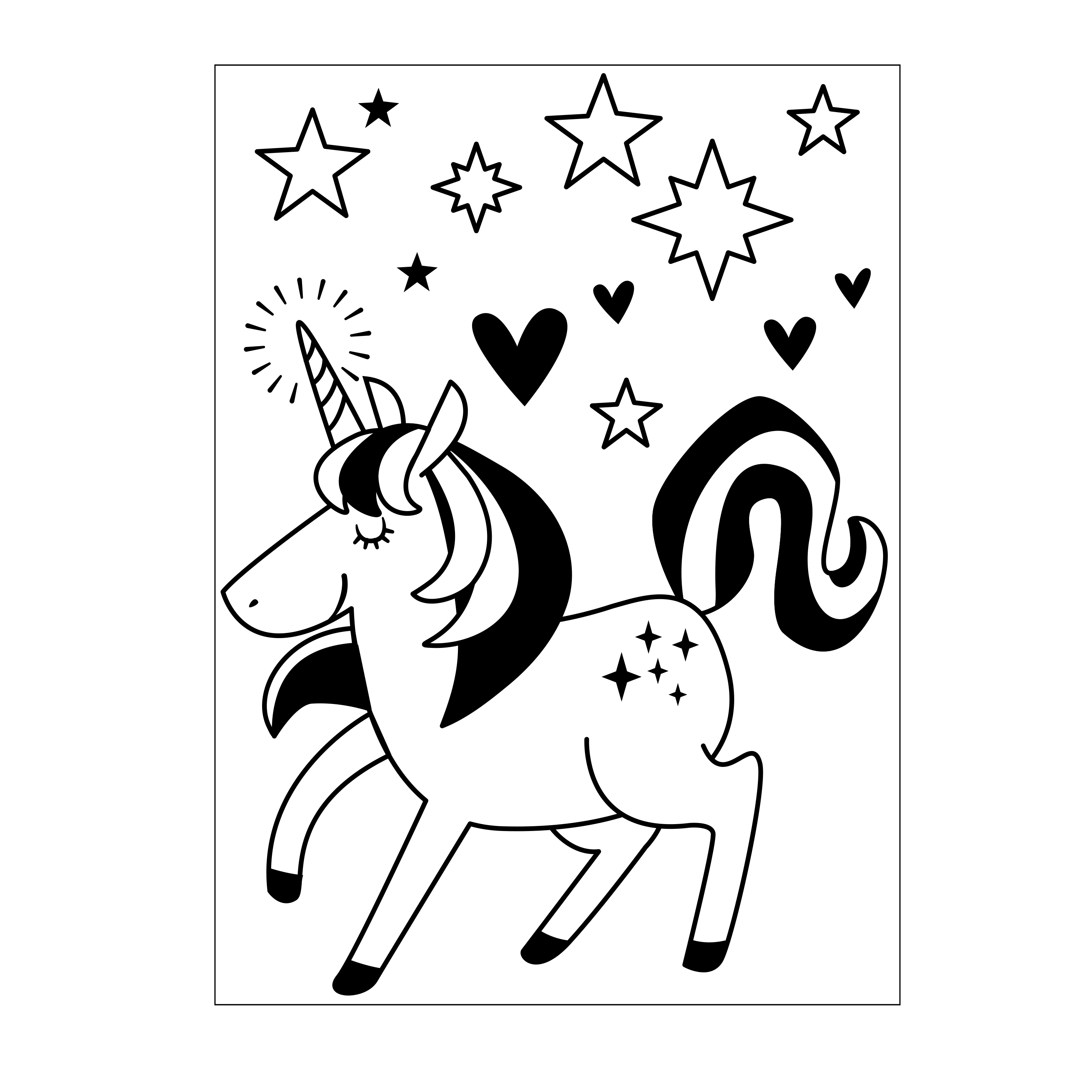 Darice • Embossing folder unicorn