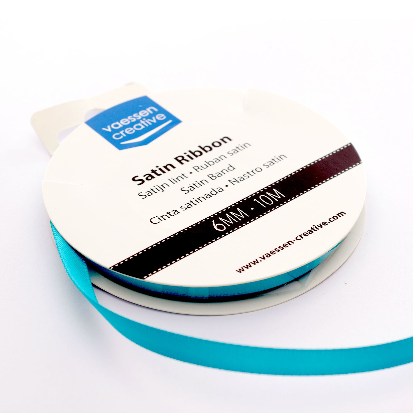 Vaessen Creative • Satin Ribbon 6mmx10m Turquoise