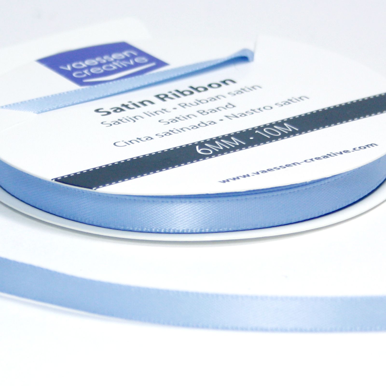 Vaessen Creative • Satin Ribbon 6mmx10m Light Blue