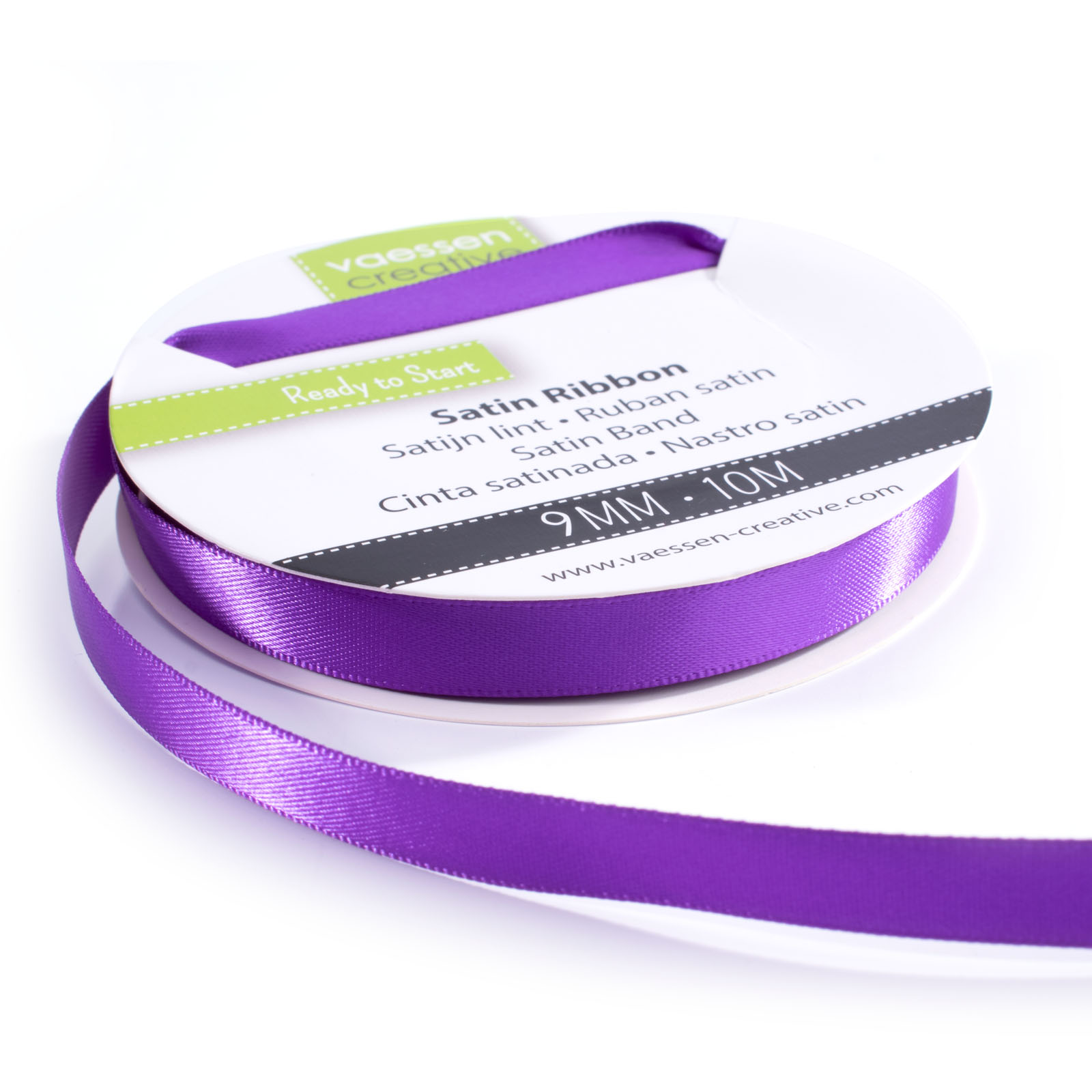 Vaessen Creative • Satin Ribbon 9mmx10m Purple