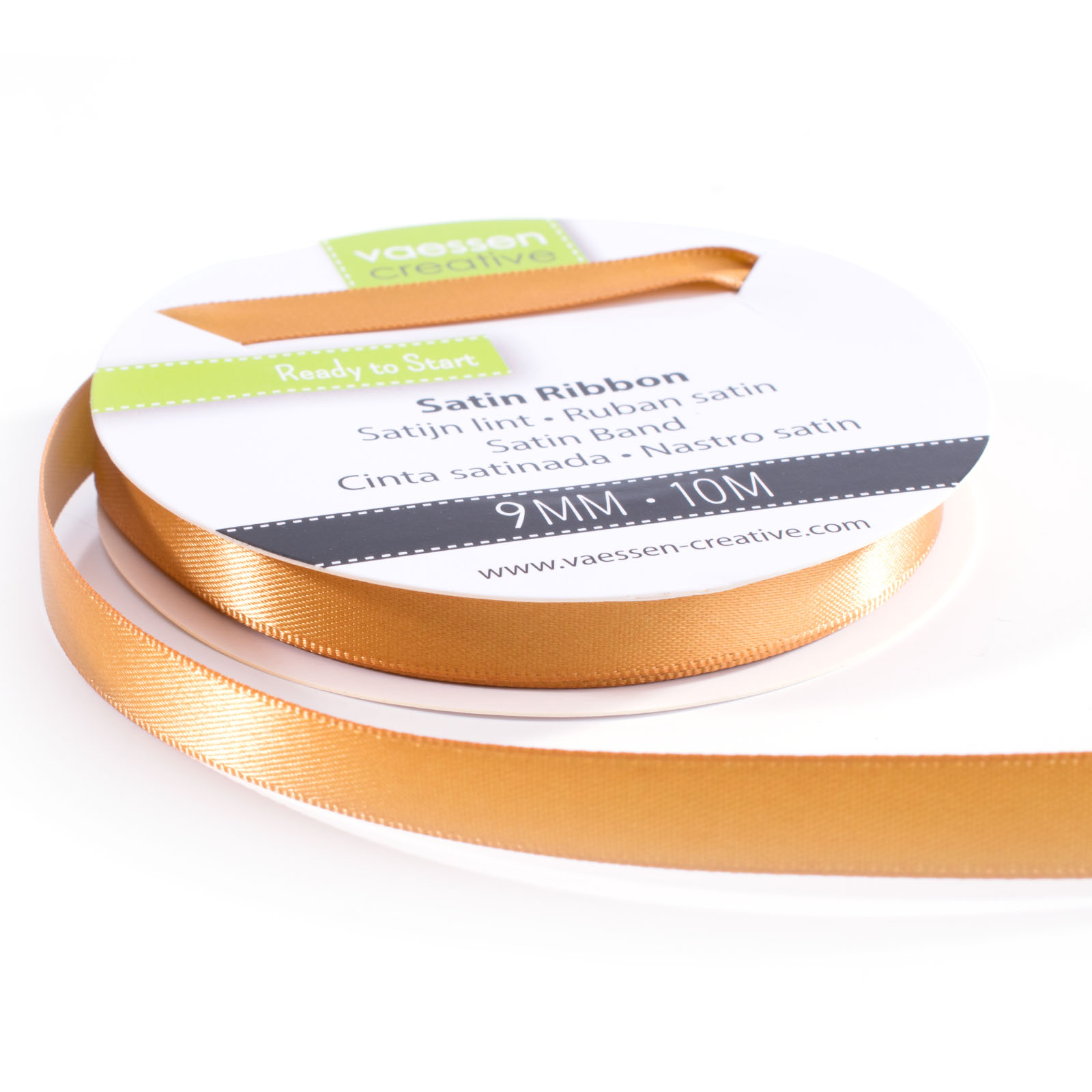 Vaessen Creative • Satin Ribbon 9mmx10m Bronze