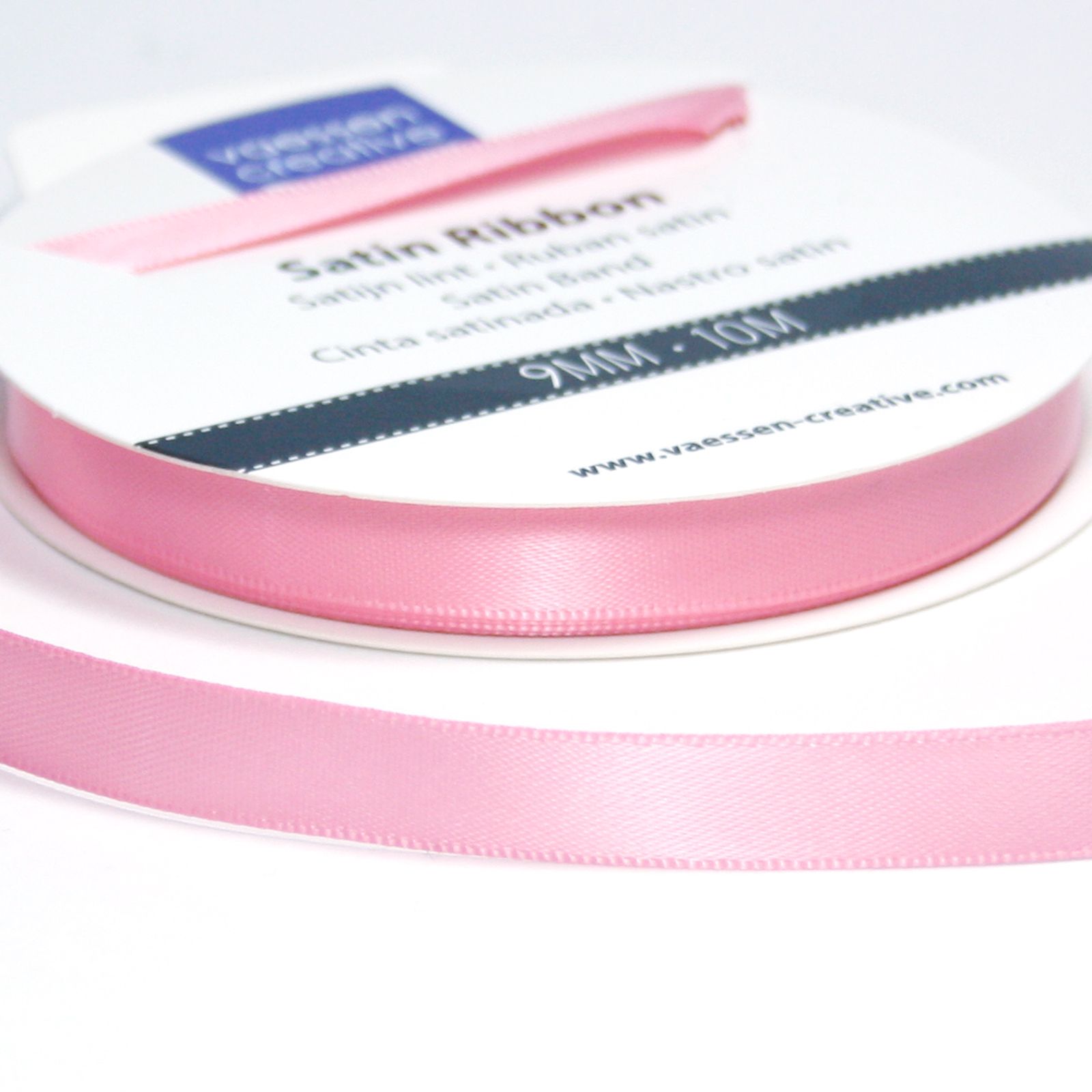 Vaessen Creative • Satin Ribbon 9mmx10m Light Pink