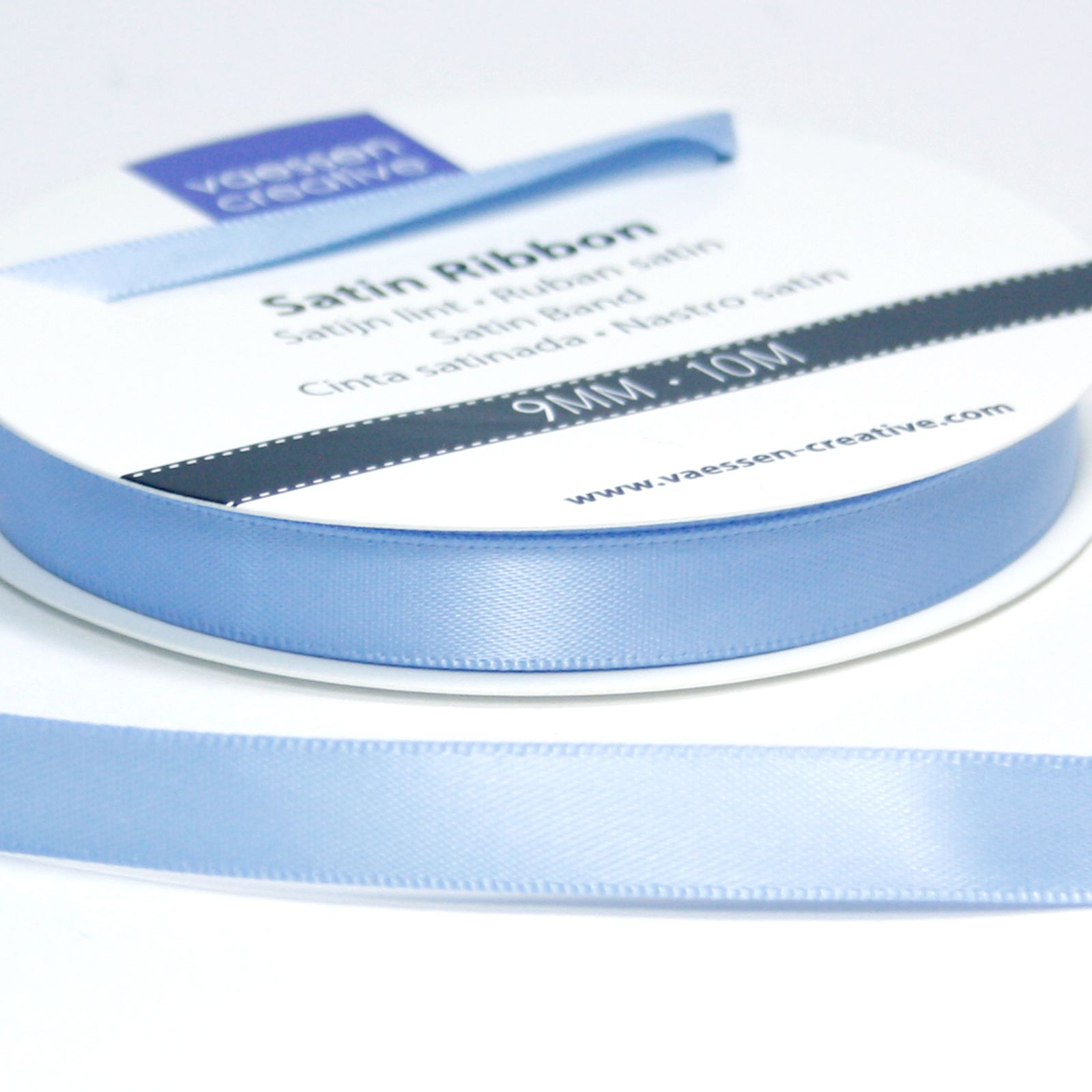 Vaessen Creative • Satin Ribbon 9mmx10m Light Blue