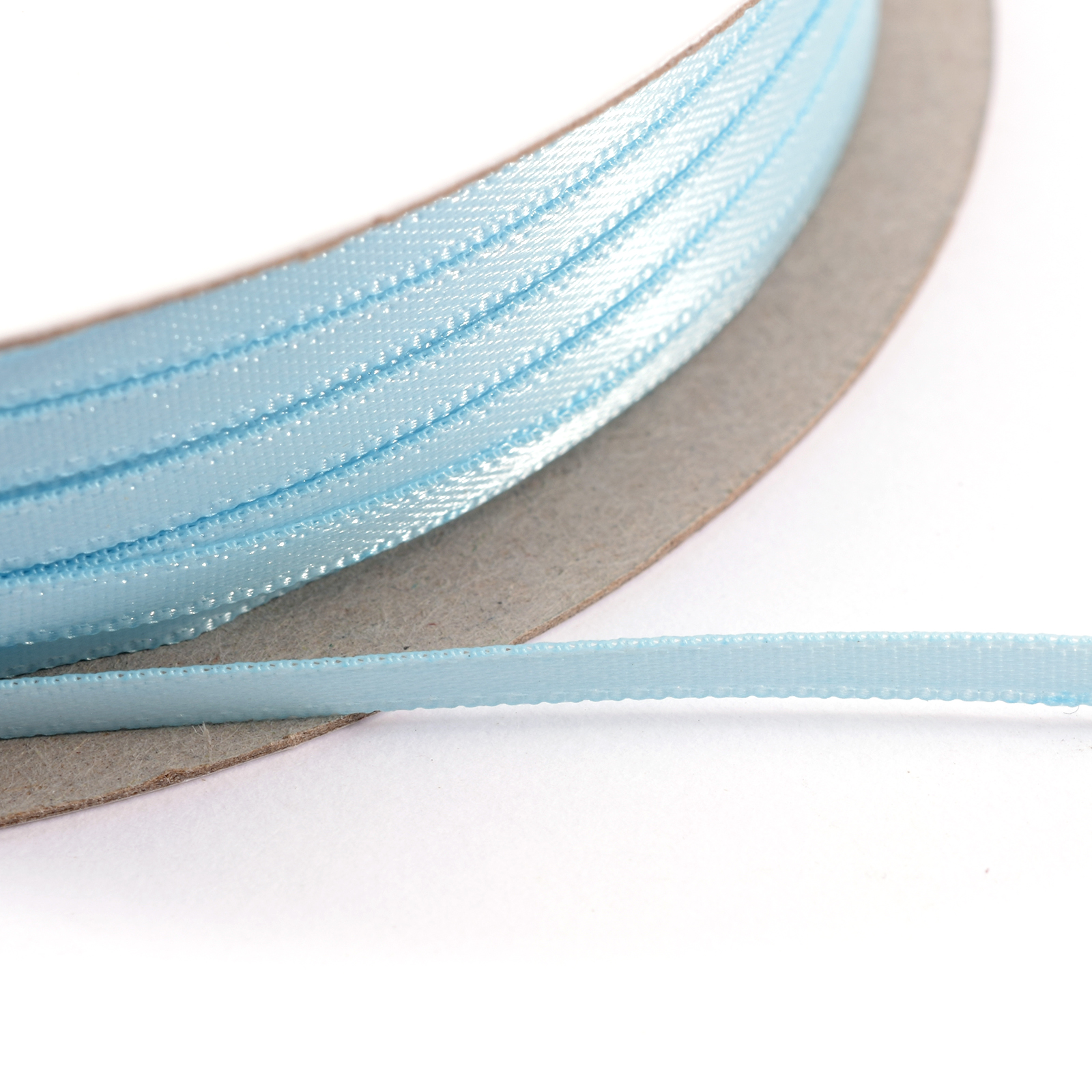 Vaessen Creative • Satin Ribbon Double-sided 3mmx100m Light blue