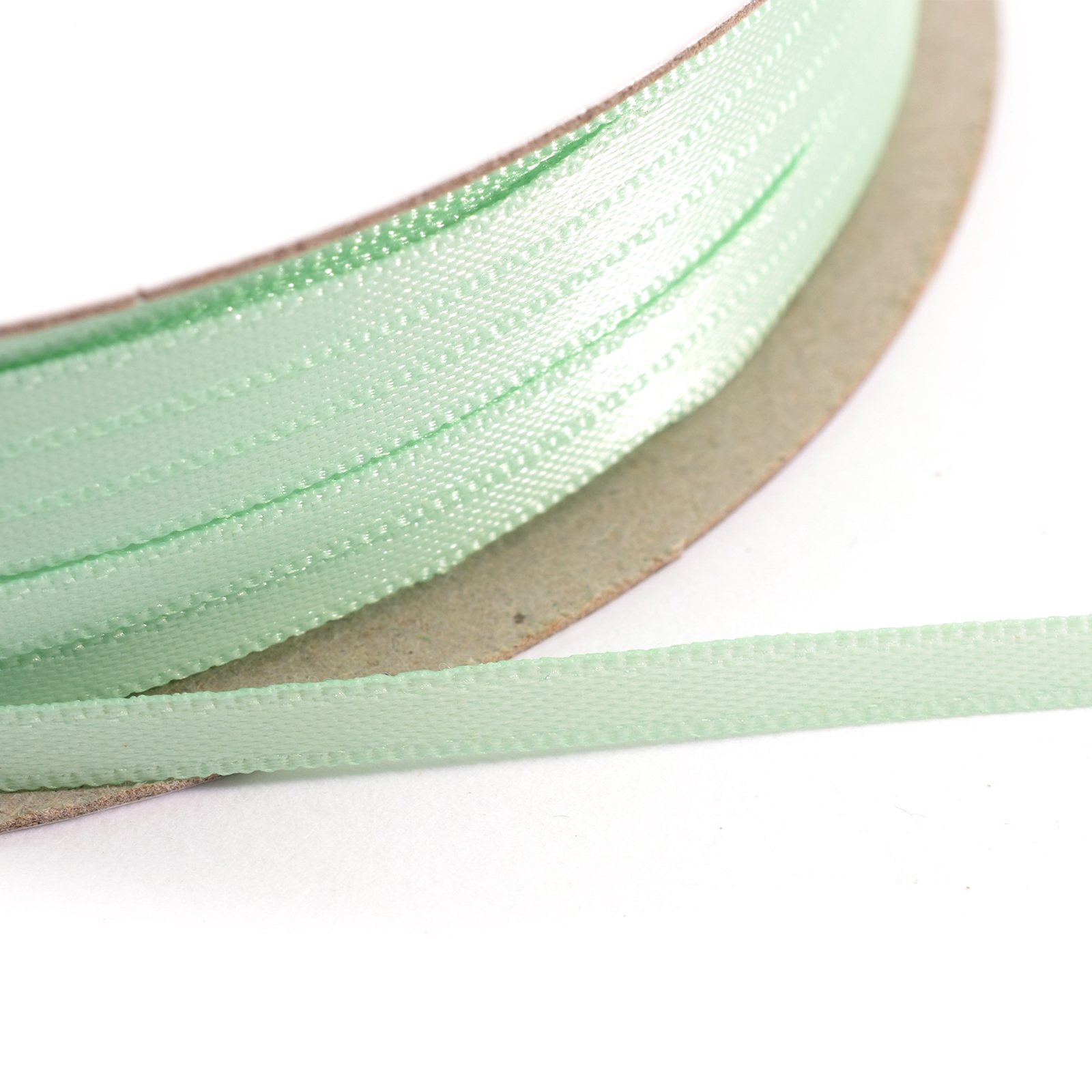 Vaessen Creative • Satin Ribbon Double-sided 3mmx100m Pastel green