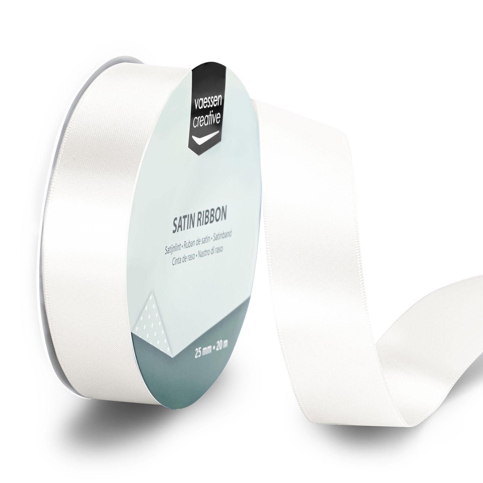 Vaessen Creative • Satinband 20mx25mm Weiß